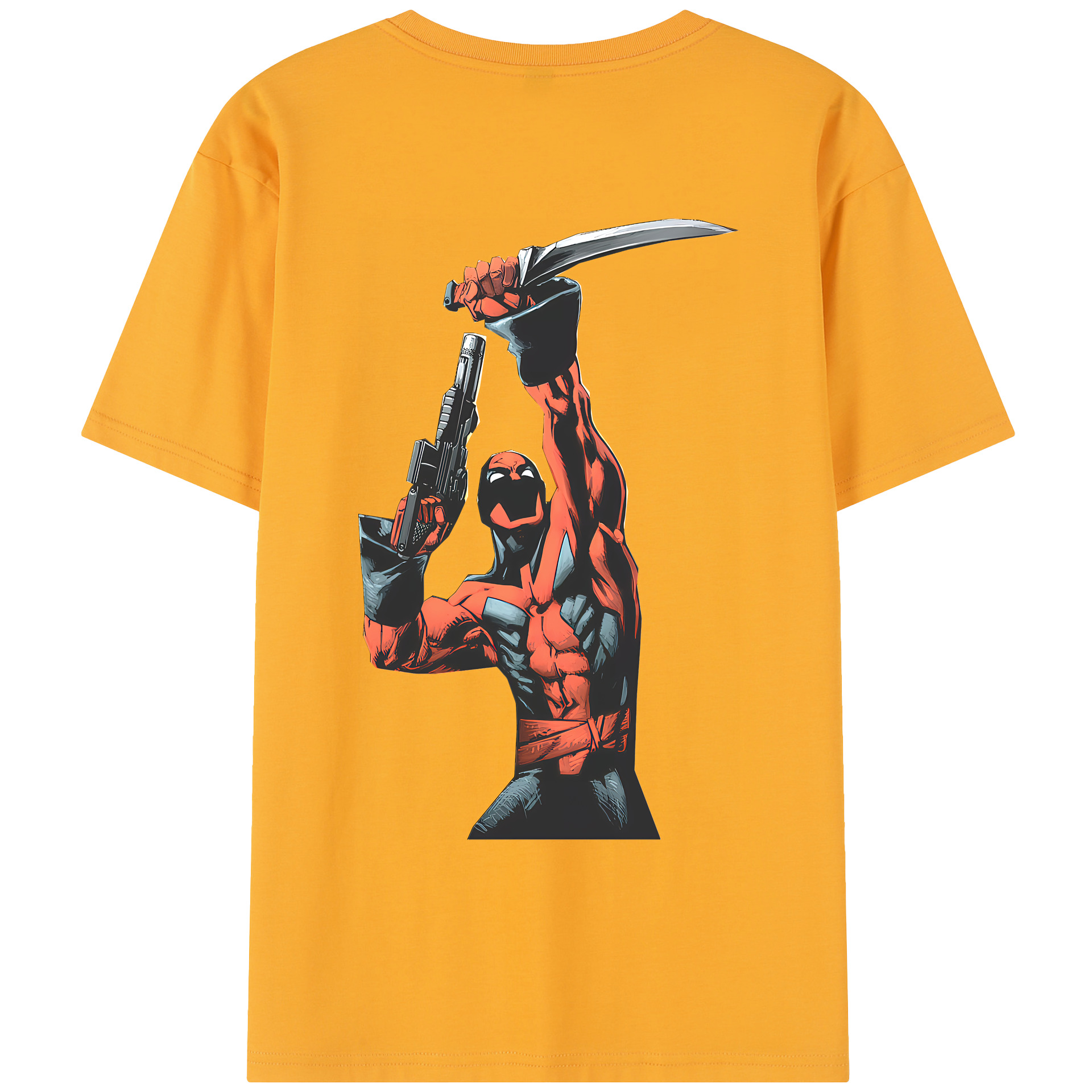 （画像用） Deadpool デッドプール レディース半袖Tシャツ(バックプリント)