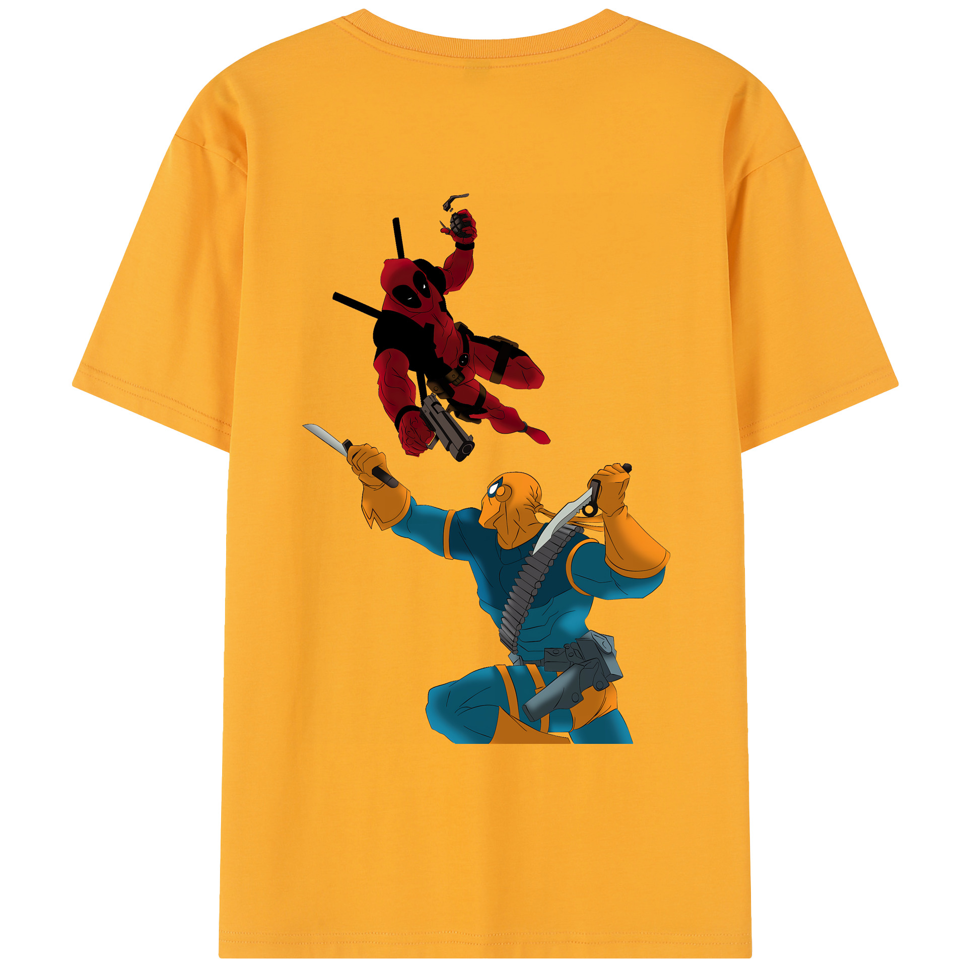 （画像用） Deadpool デッドプール レディース半袖Tシャツ(バックプリント)
