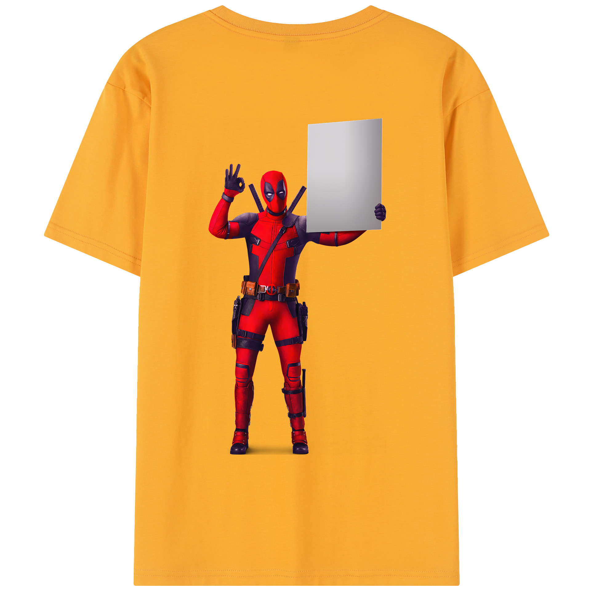 （画像用） Deadpool デッドプール レディース半袖Tシャツ(バックプリント)