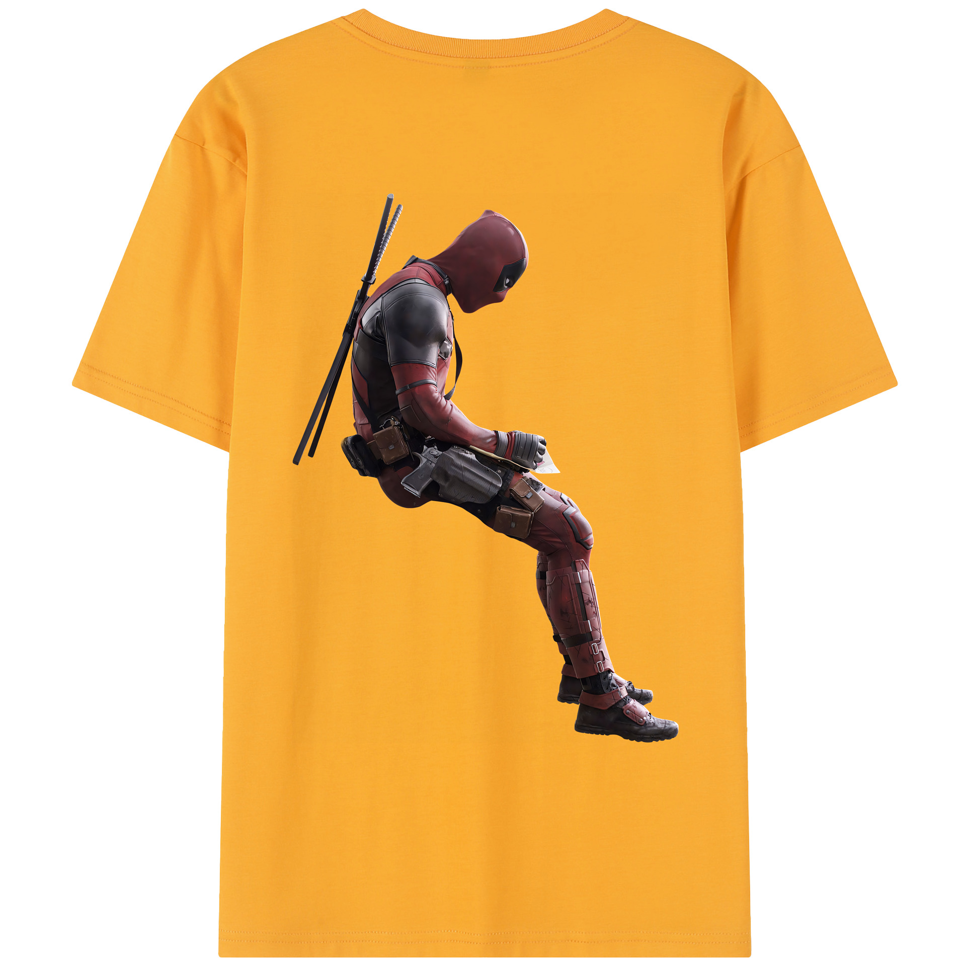 （画像用） Deadpool デッドプール レディース半袖Tシャツ(バックプリント)