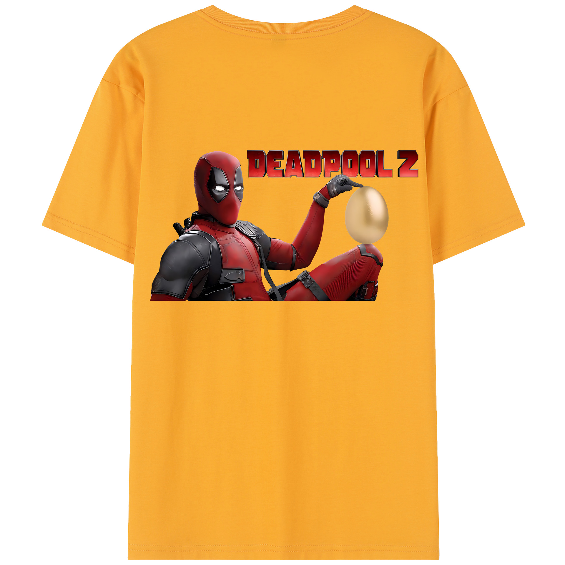 （画像用） Deadpool デッドプール レディース半袖Tシャツ(バックプリント)
