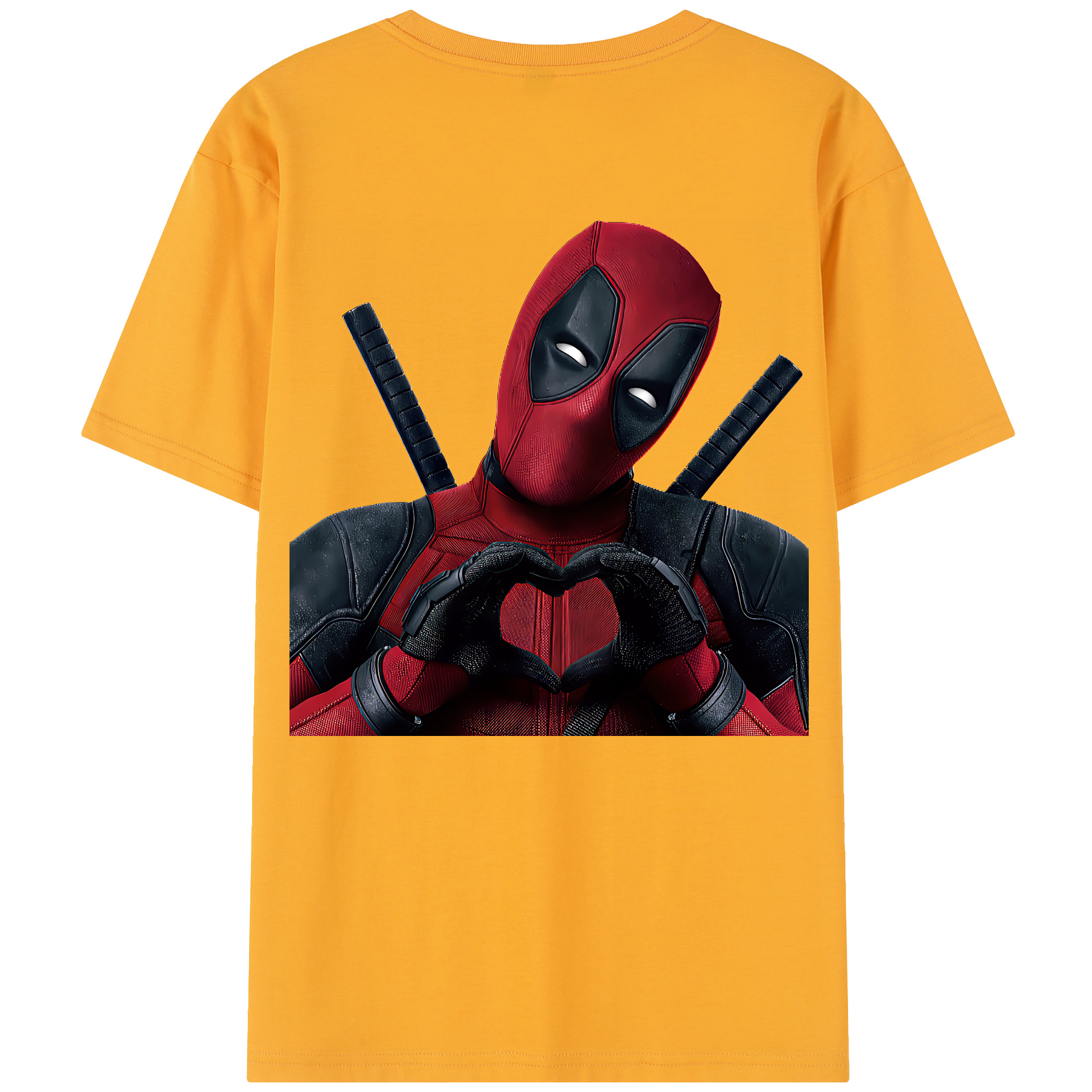 （画像用） Deadpool デッドプール レディース半袖Tシャツ(バックプリント)