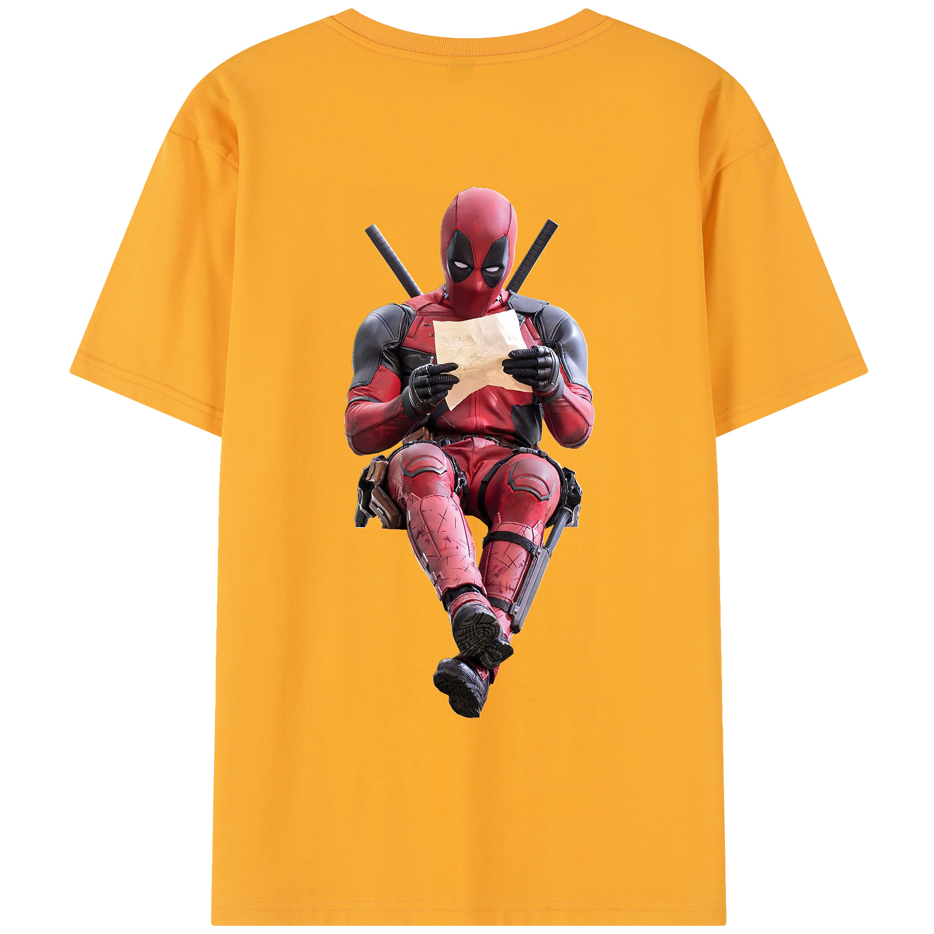 （画像用） Deadpool デッドプール レディース半袖Tシャツ(バックプリント)