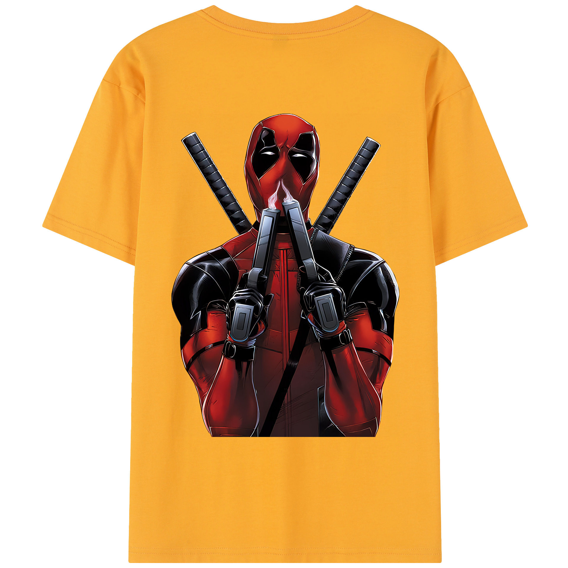 （画像用） Deadpool デッドプール レディース半袖Tシャツ(バックプリント)