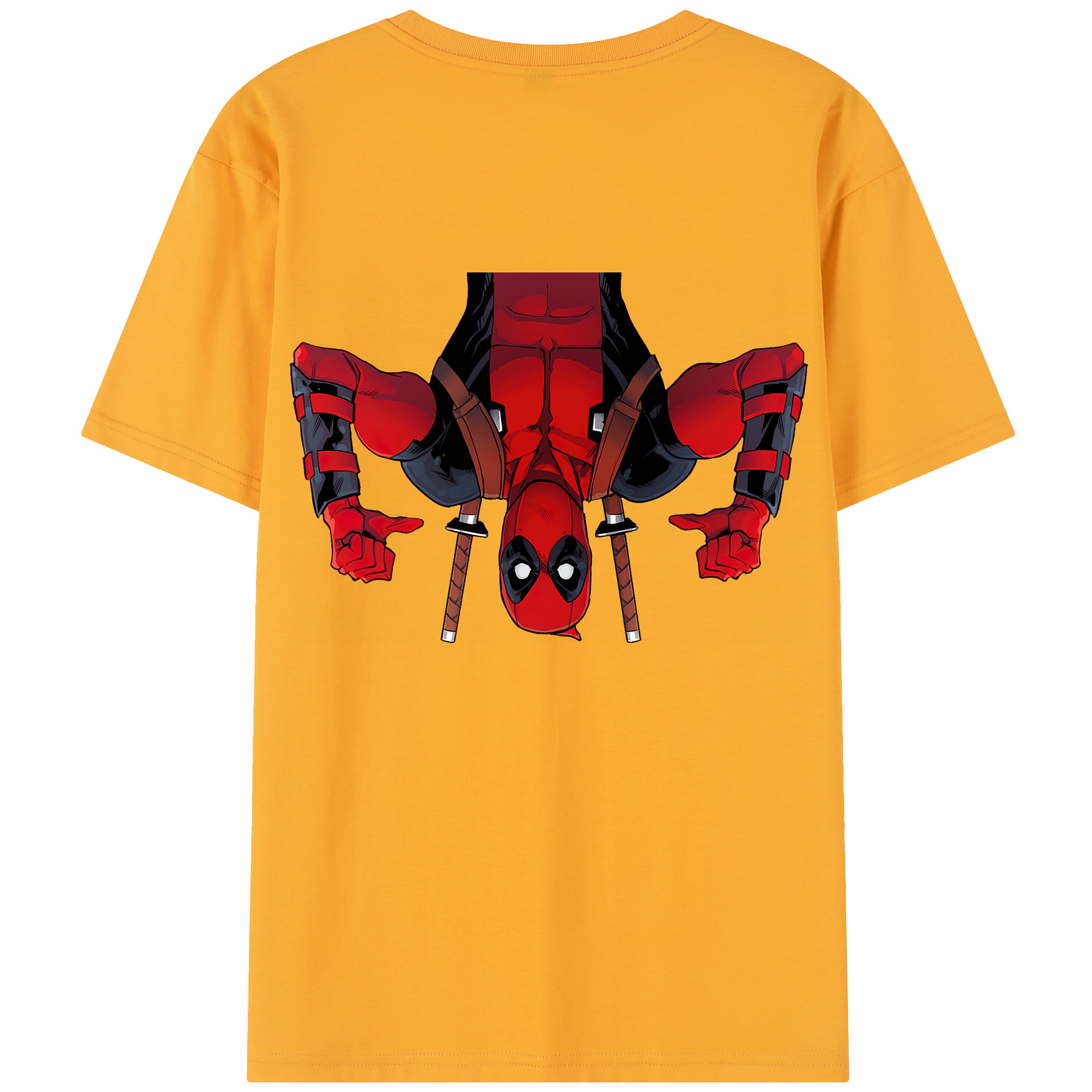 （画像用） Deadpool デッドプール レディース半袖Tシャツ(バックプリント)