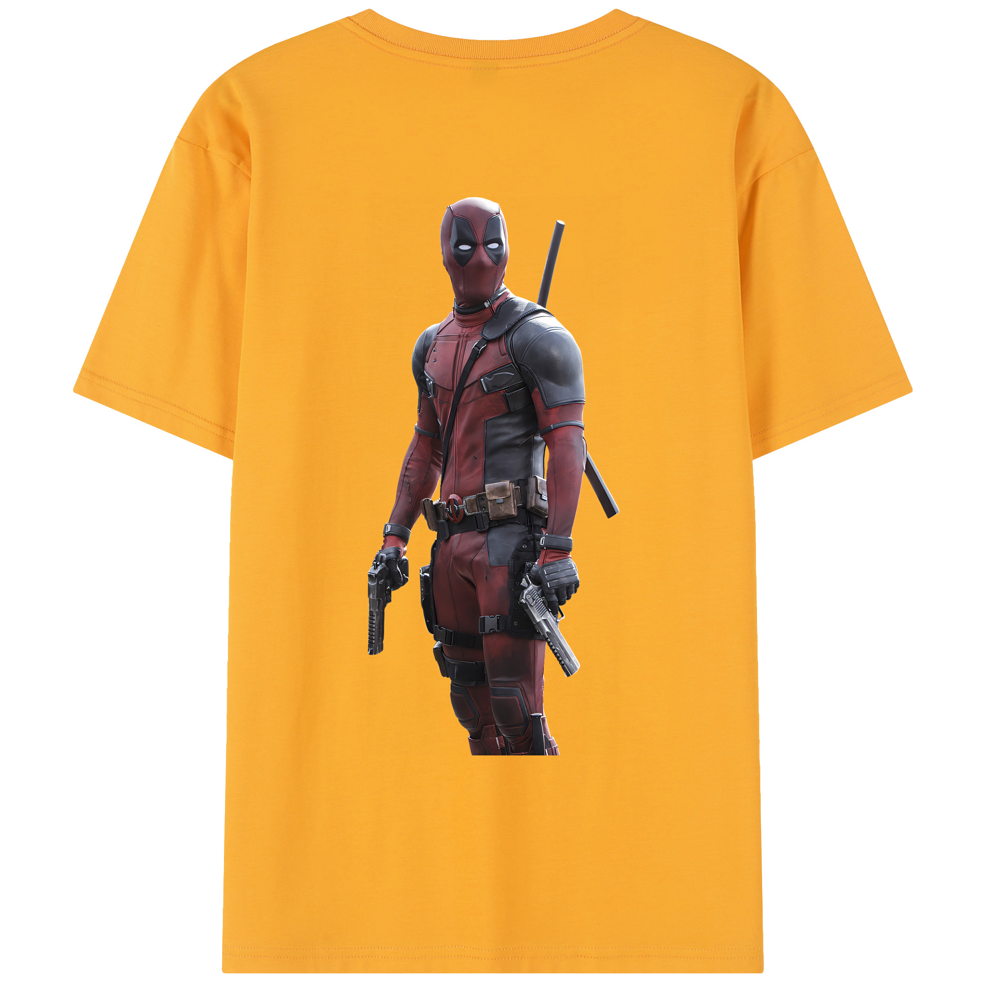 （画像用） Deadpool デッドプール レディース半袖Tシャツ(バックプリント)