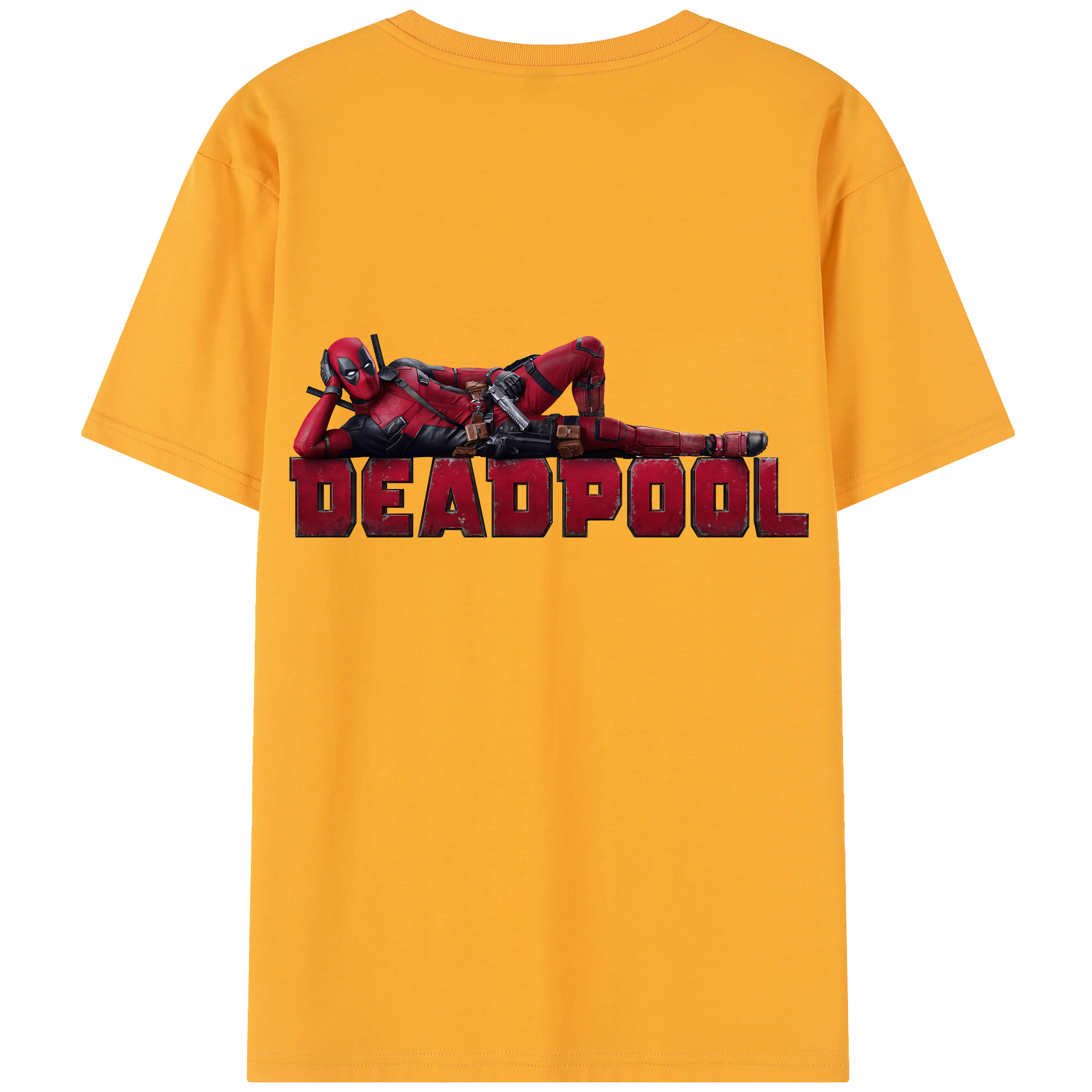 （画像用） Deadpool デッドプール レディース半袖Tシャツ(バックプリント)