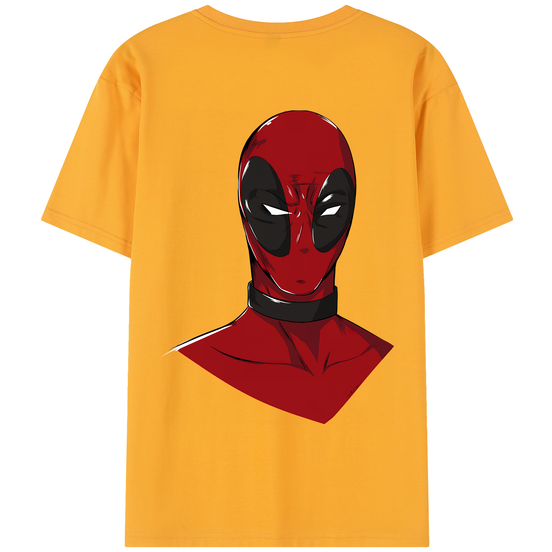 （画像用） Deadpool デッドプール レディース半袖Tシャツ(バックプリント)