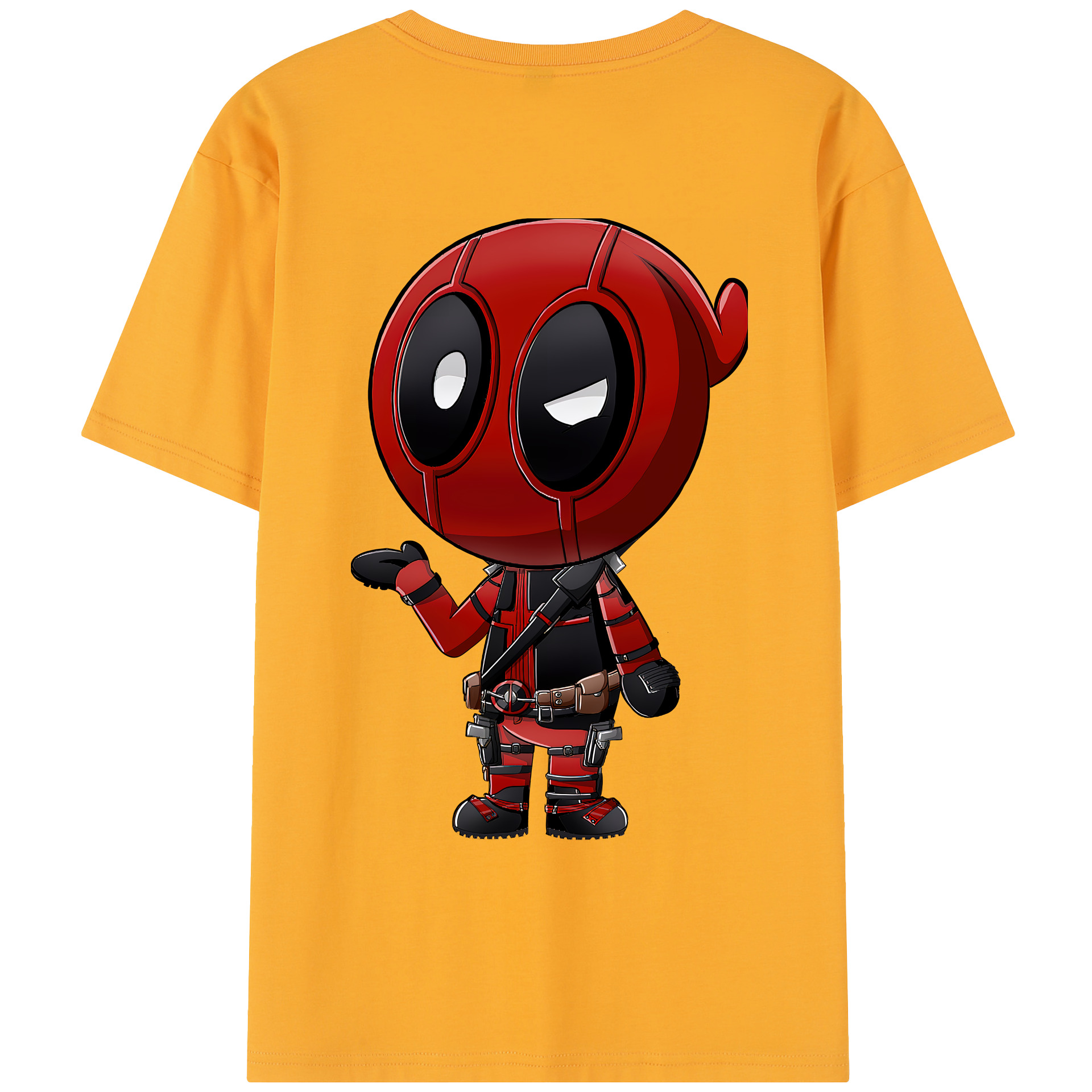 （画像用） Deadpool デッドプール レディース半袖Tシャツ(バックプリント)