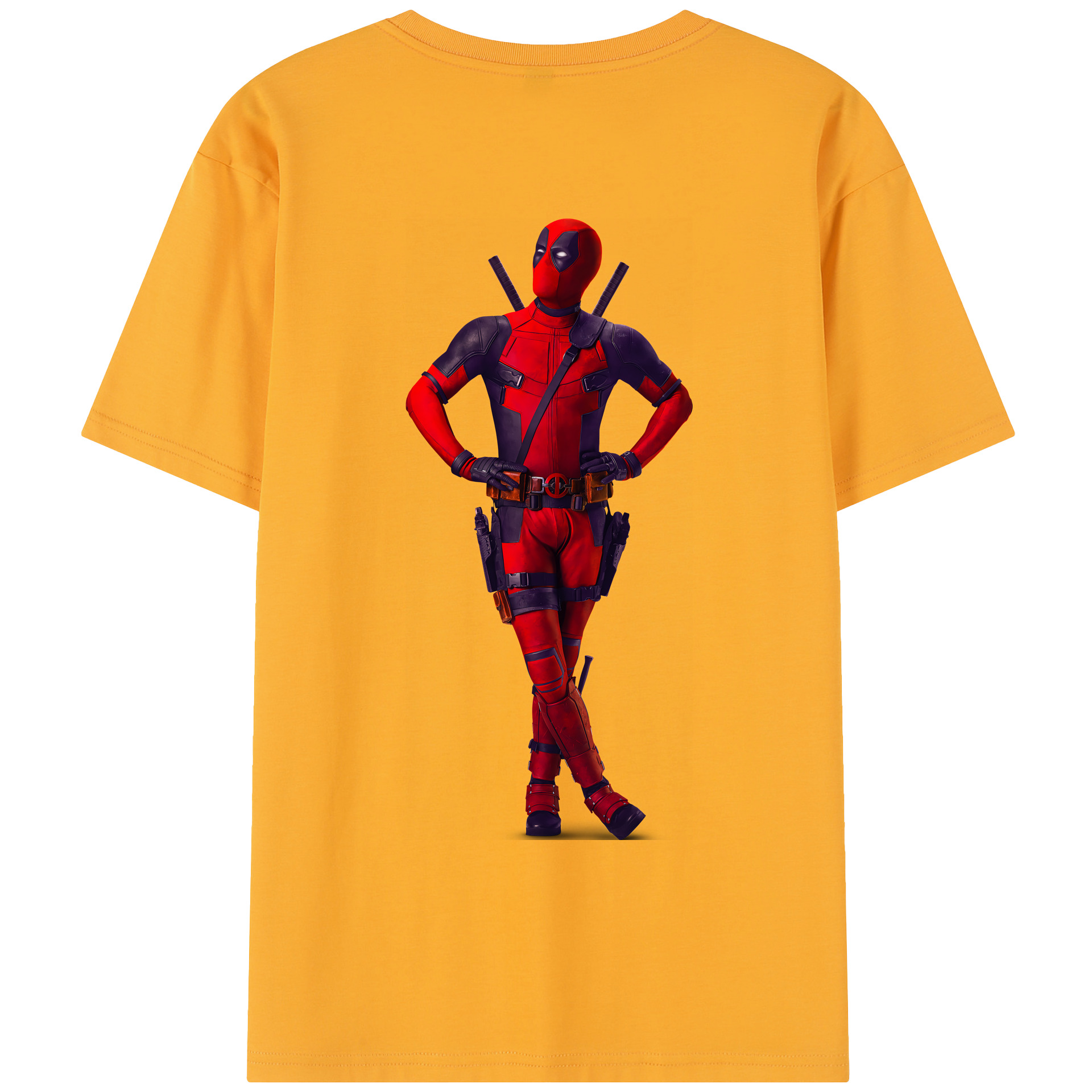 （画像用） Deadpool デッドプール レディース半袖Tシャツ(バックプリント)