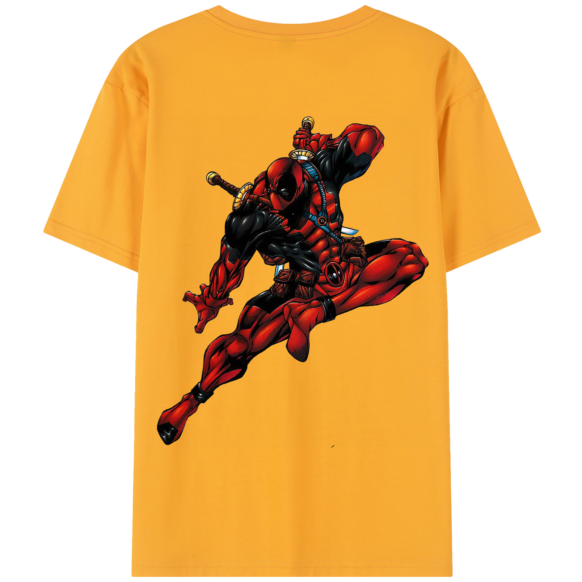 （画像用） Deadpool デッドプール レディース半袖Tシャツ(バックプリント)