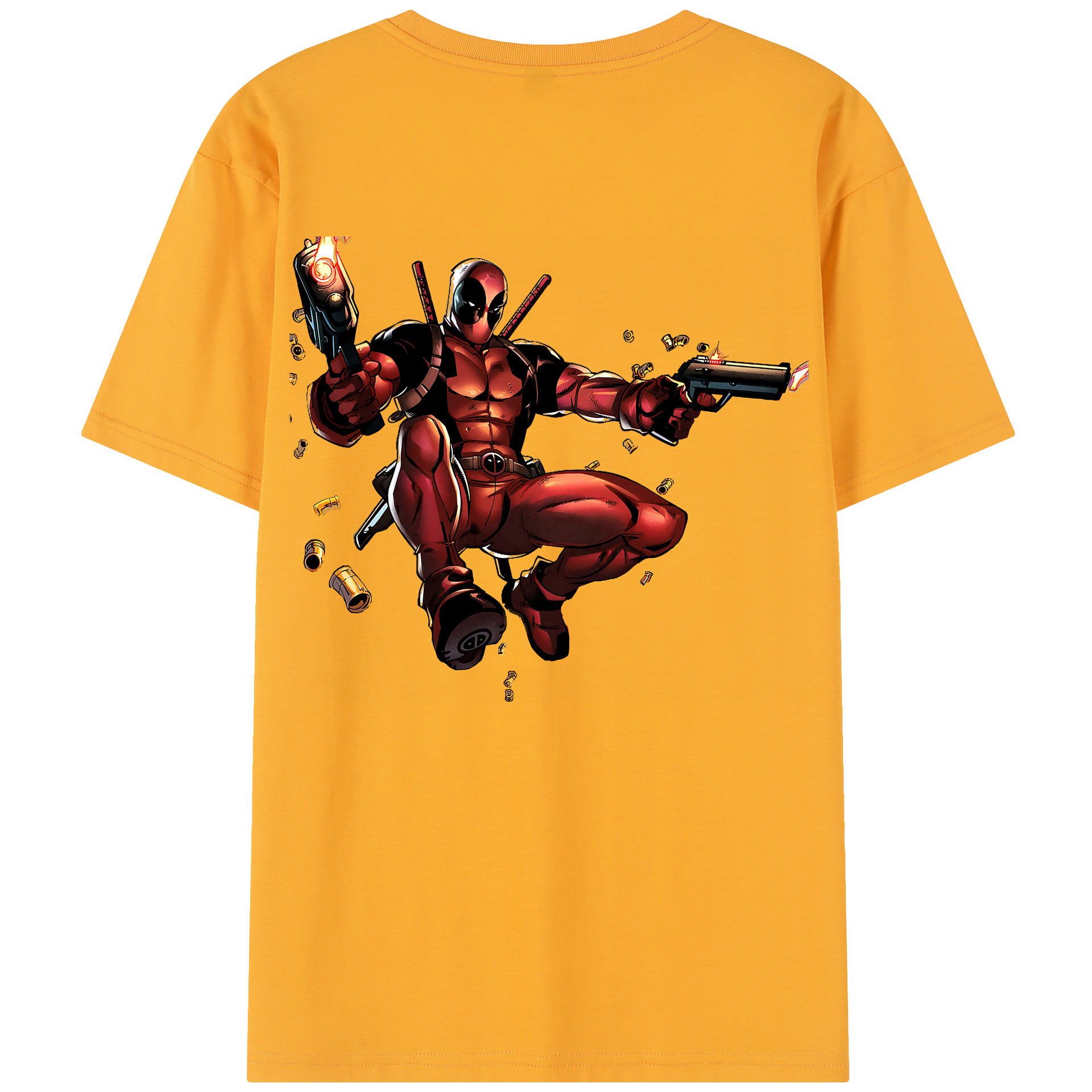 （画像用） Deadpool デッドプール レディース半袖Tシャツ(バックプリント)