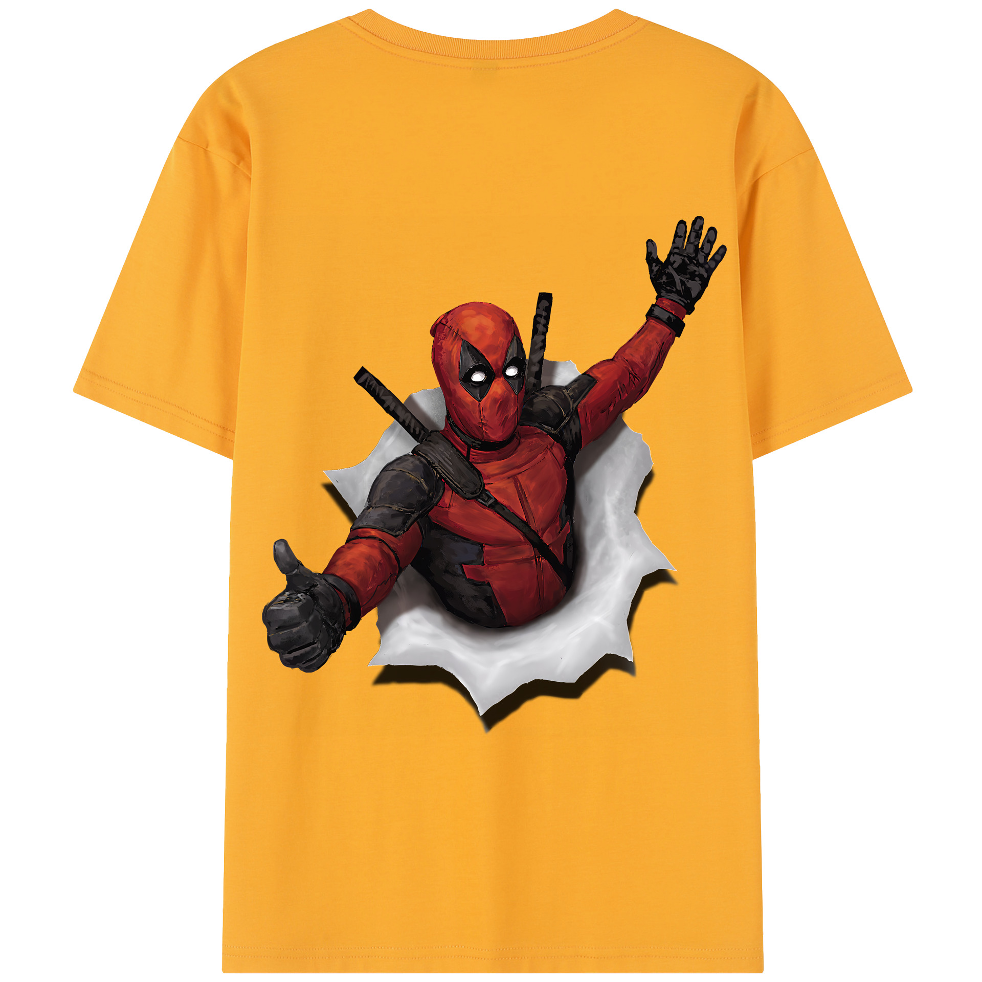 （画像用） Deadpool デッドプール レディース半袖Tシャツ(バックプリント)