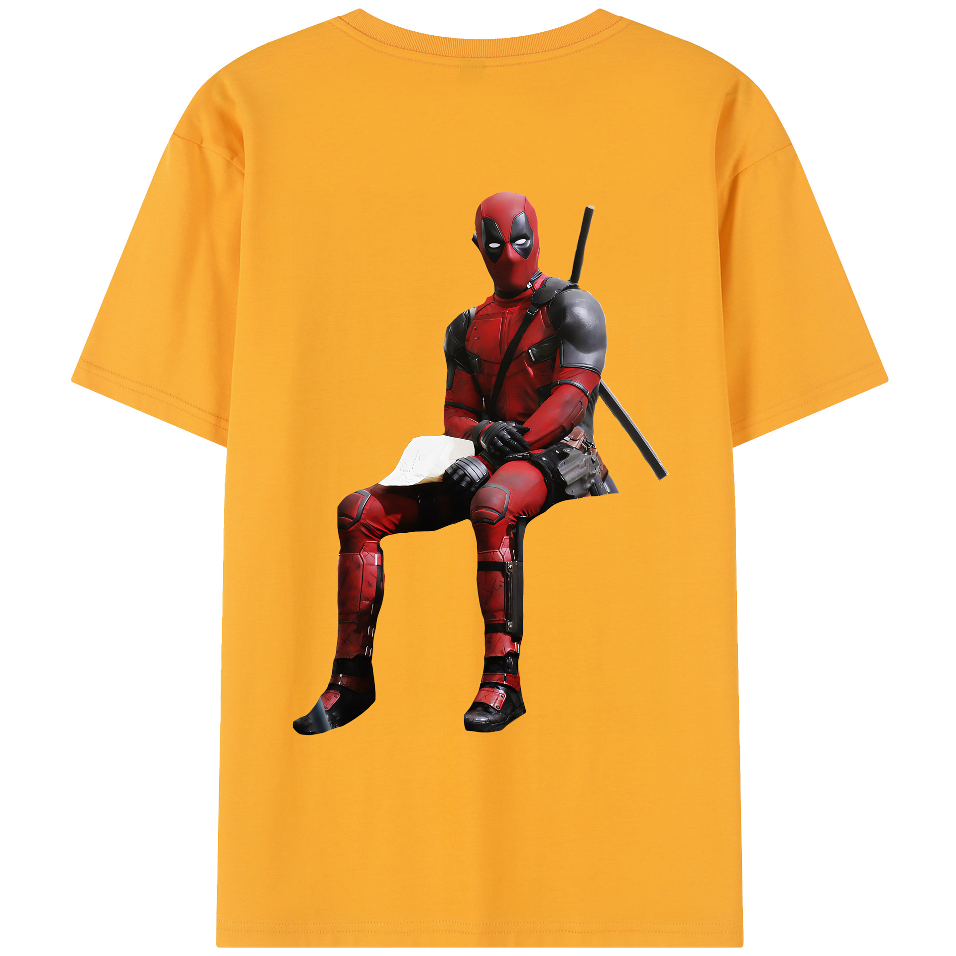 （画像用） Deadpool デッドプール レディース半袖Tシャツ(バックプリント)