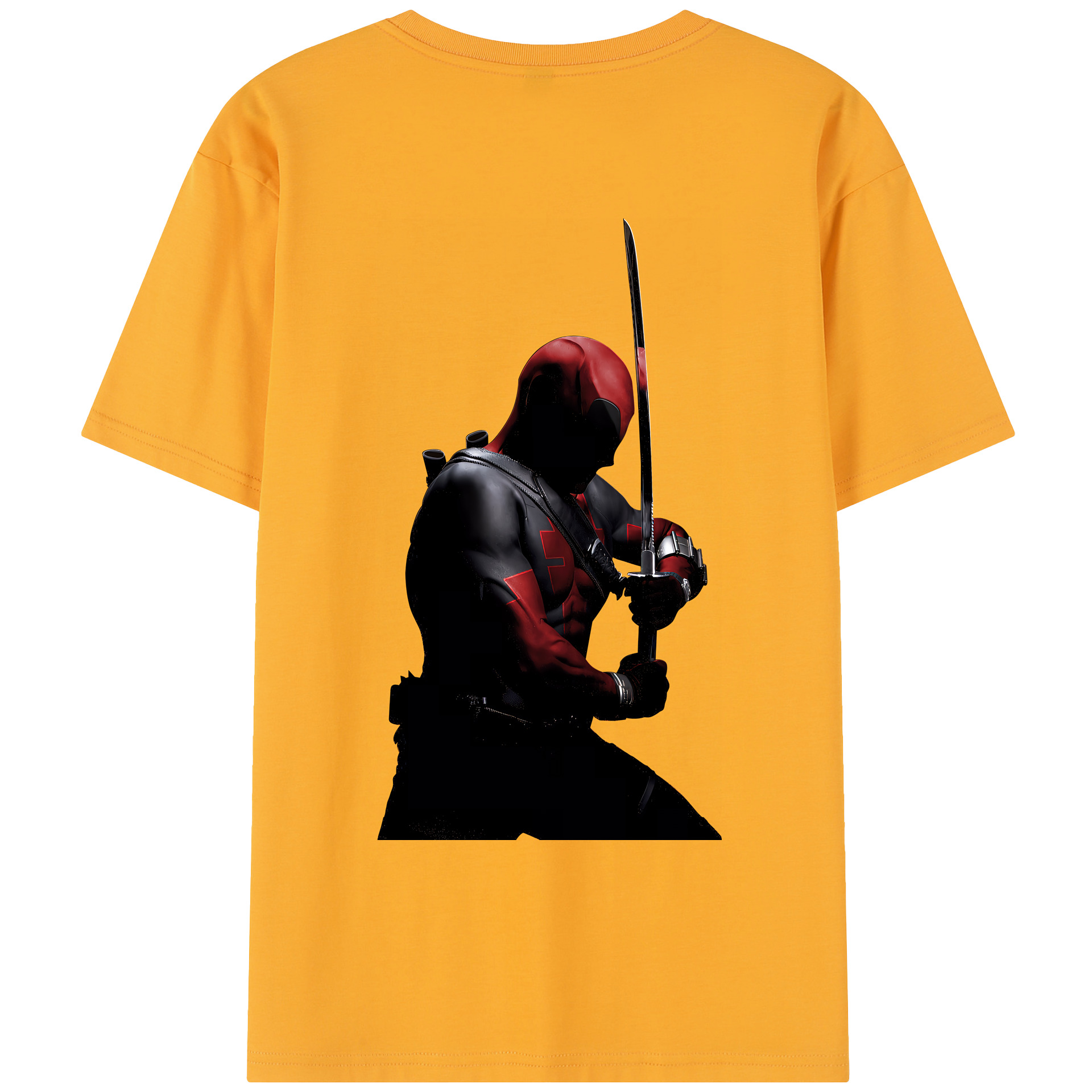 （画像用） Deadpool デッドプール レディース半袖Tシャツ(バックプリント)