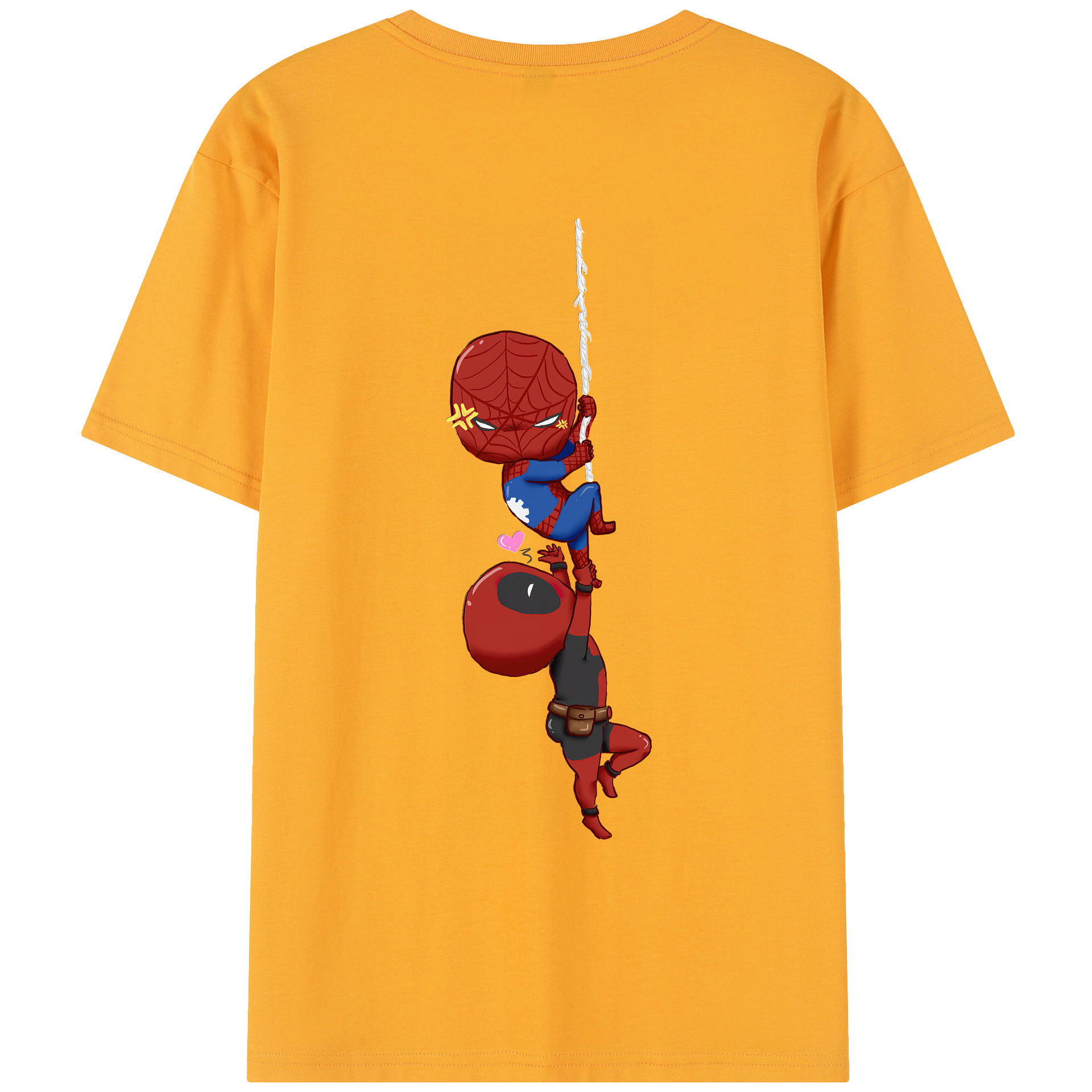 （画像用） Deadpool デッドプール レディース半袖Tシャツ(バックプリント)