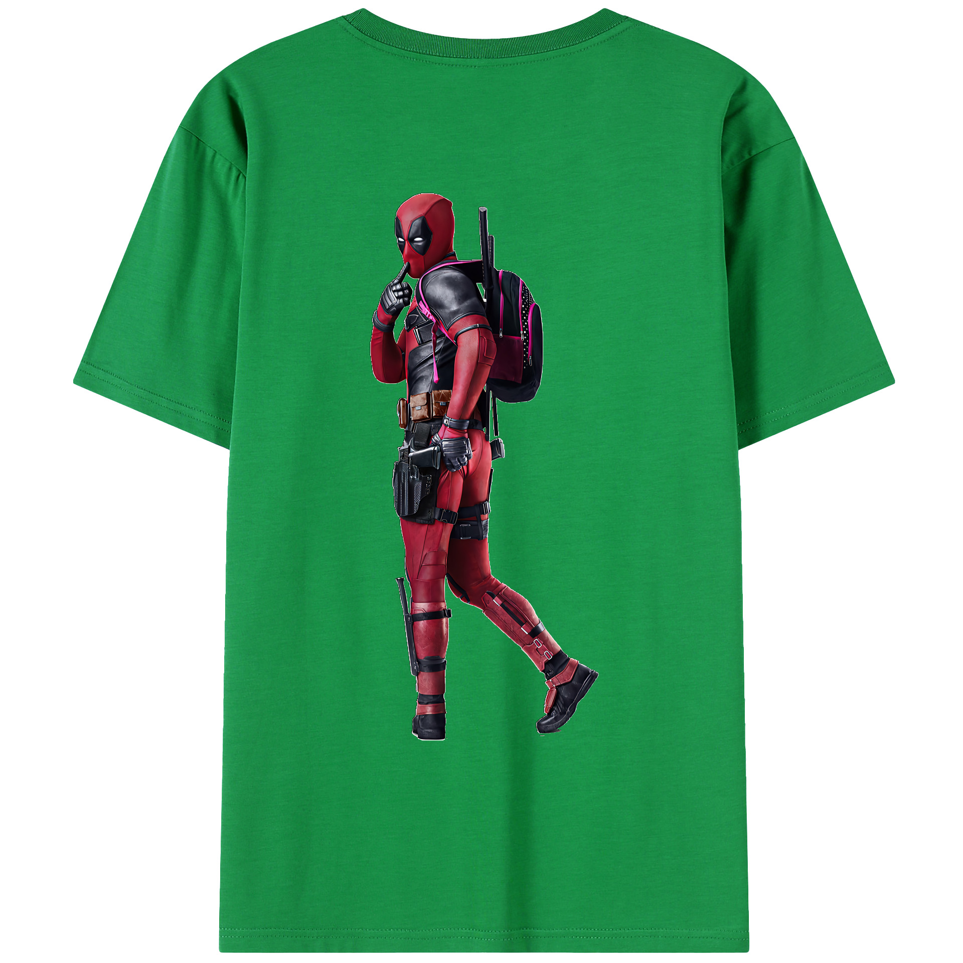 （画像用） Deadpool デッドプール レディース半袖Tシャツ(バックプリント)