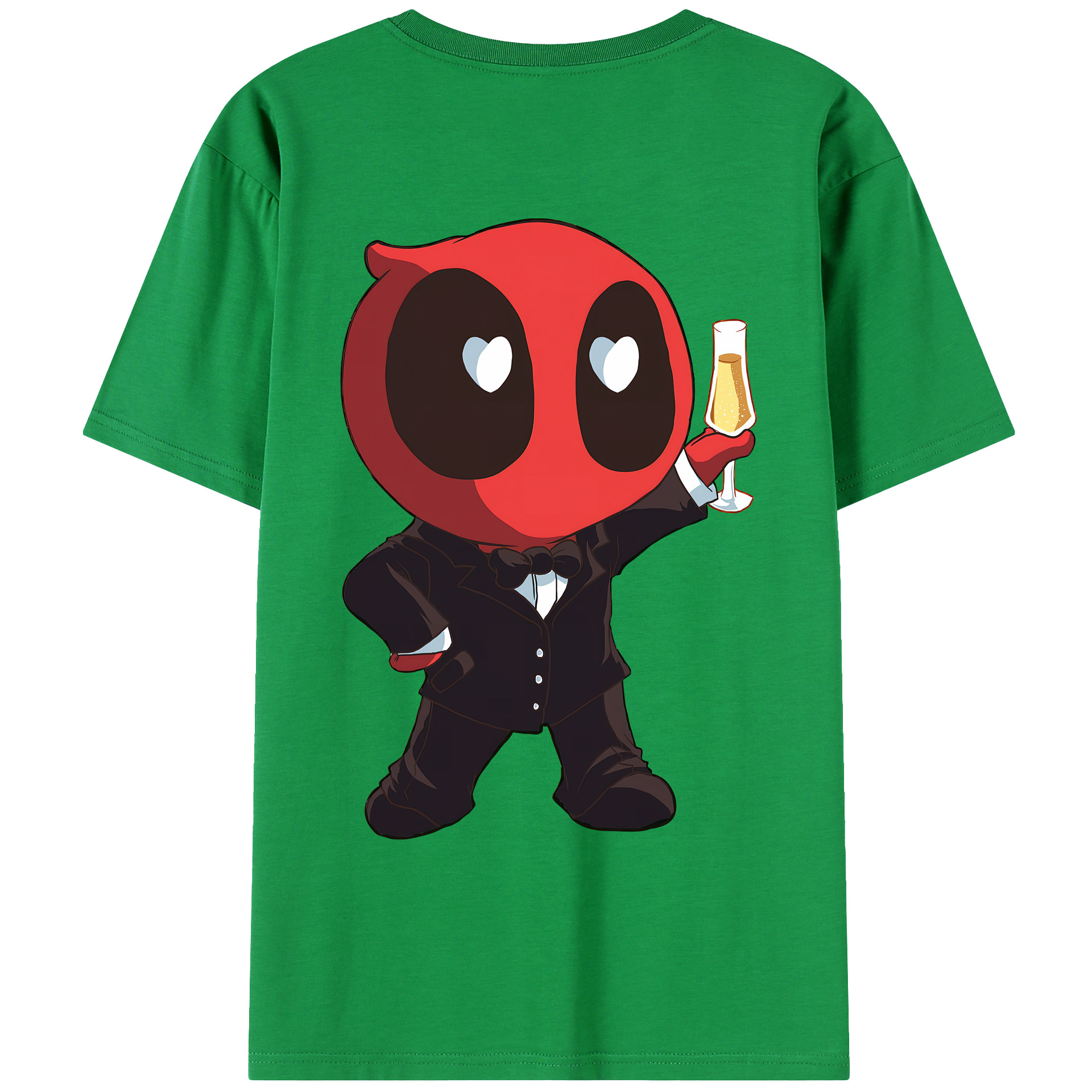 （画像用） Deadpool デッドプール レディース半袖Tシャツ(バックプリント)