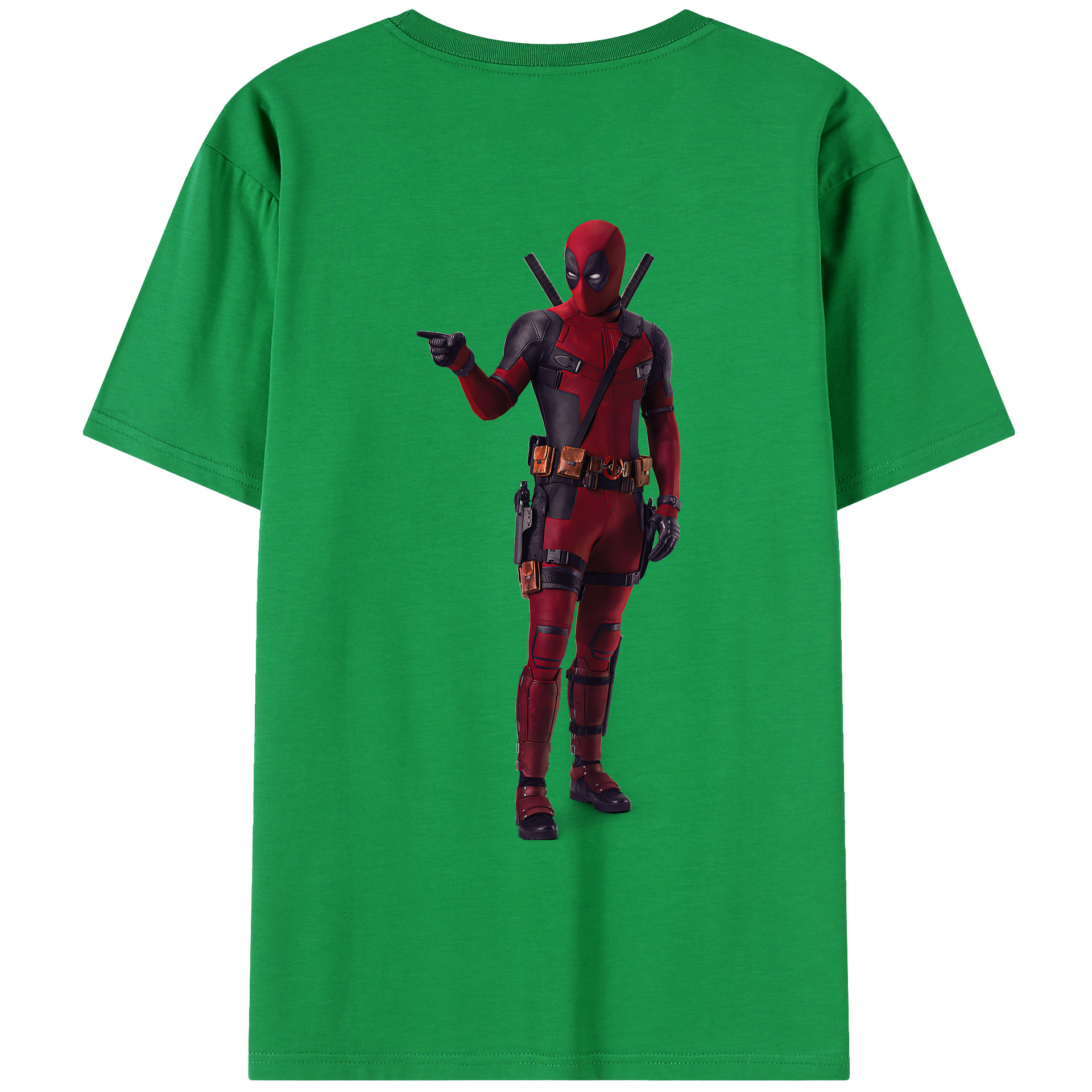 （画像用） Deadpool デッドプール レディース半袖Tシャツ(バックプリント)
