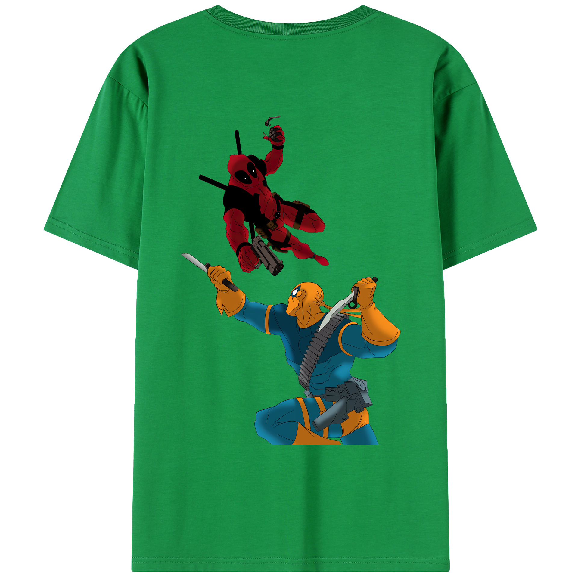 （画像用） Deadpool デッドプール レディース半袖Tシャツ(バックプリント)