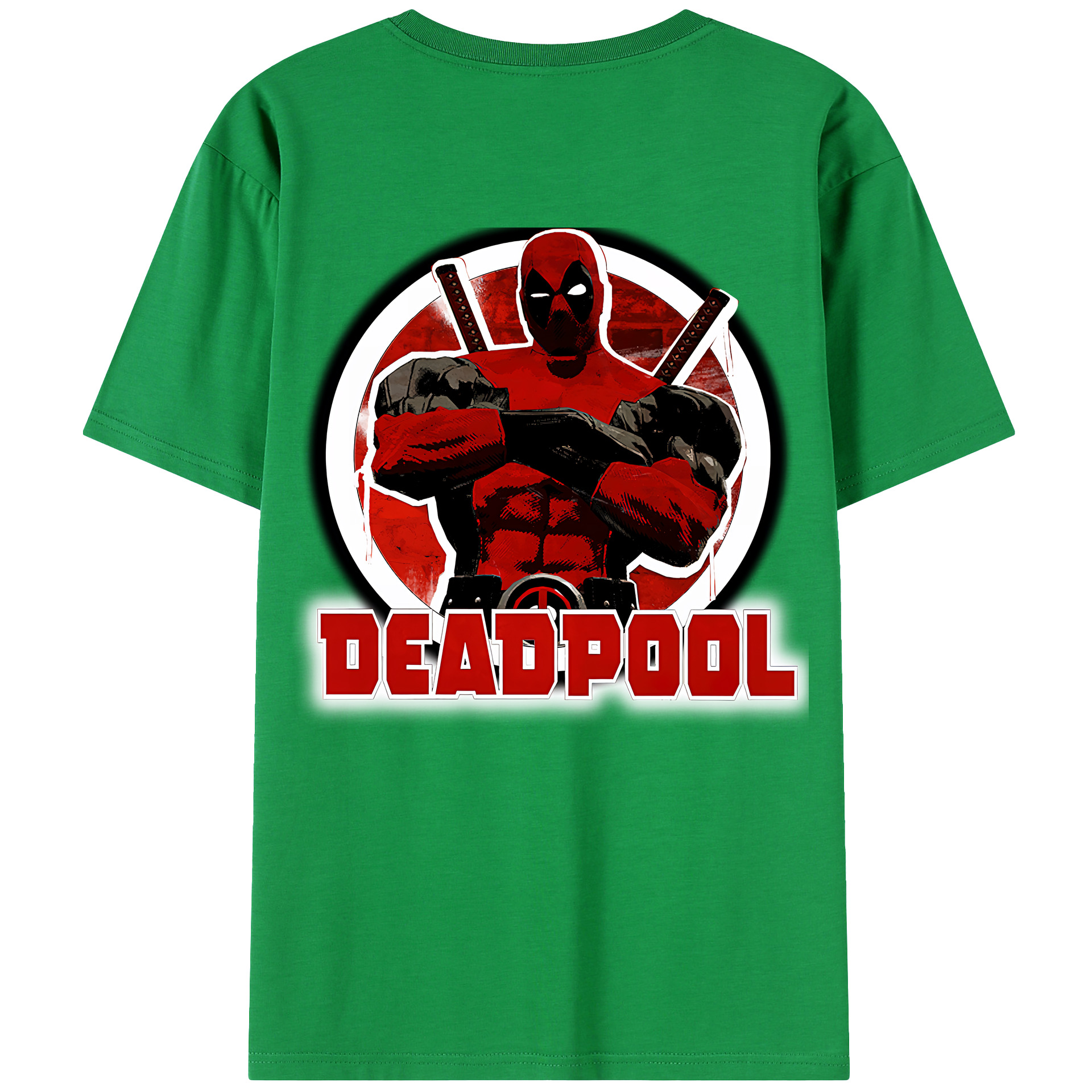 （画像用） Deadpool デッドプール レディース半袖Tシャツ(バックプリント)