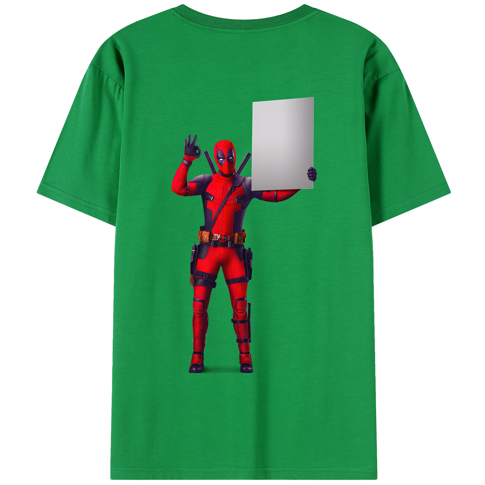 （画像用） Deadpool デッドプール レディース半袖Tシャツ(バックプリント)