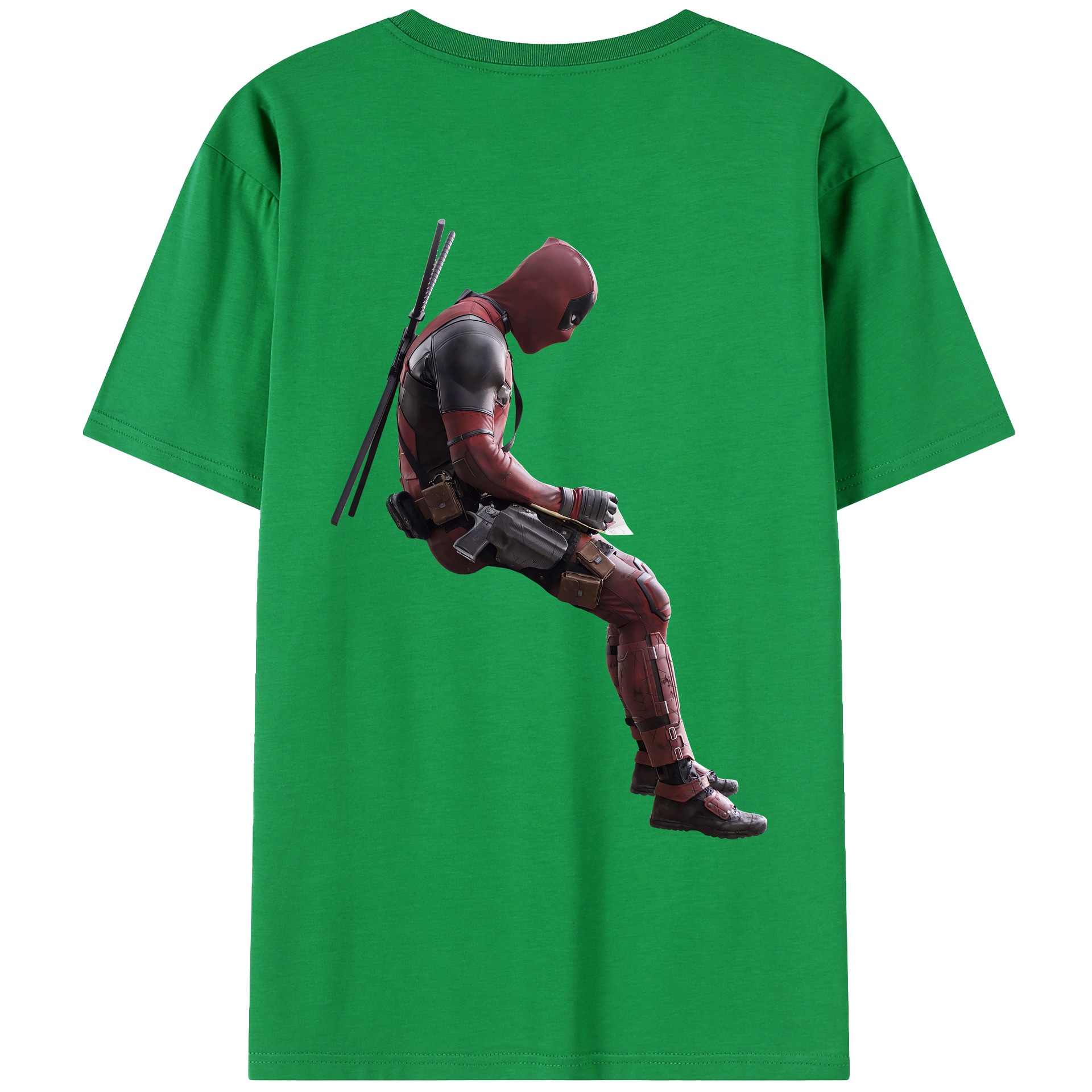（画像用） Deadpool デッドプール レディース半袖Tシャツ(バックプリント)