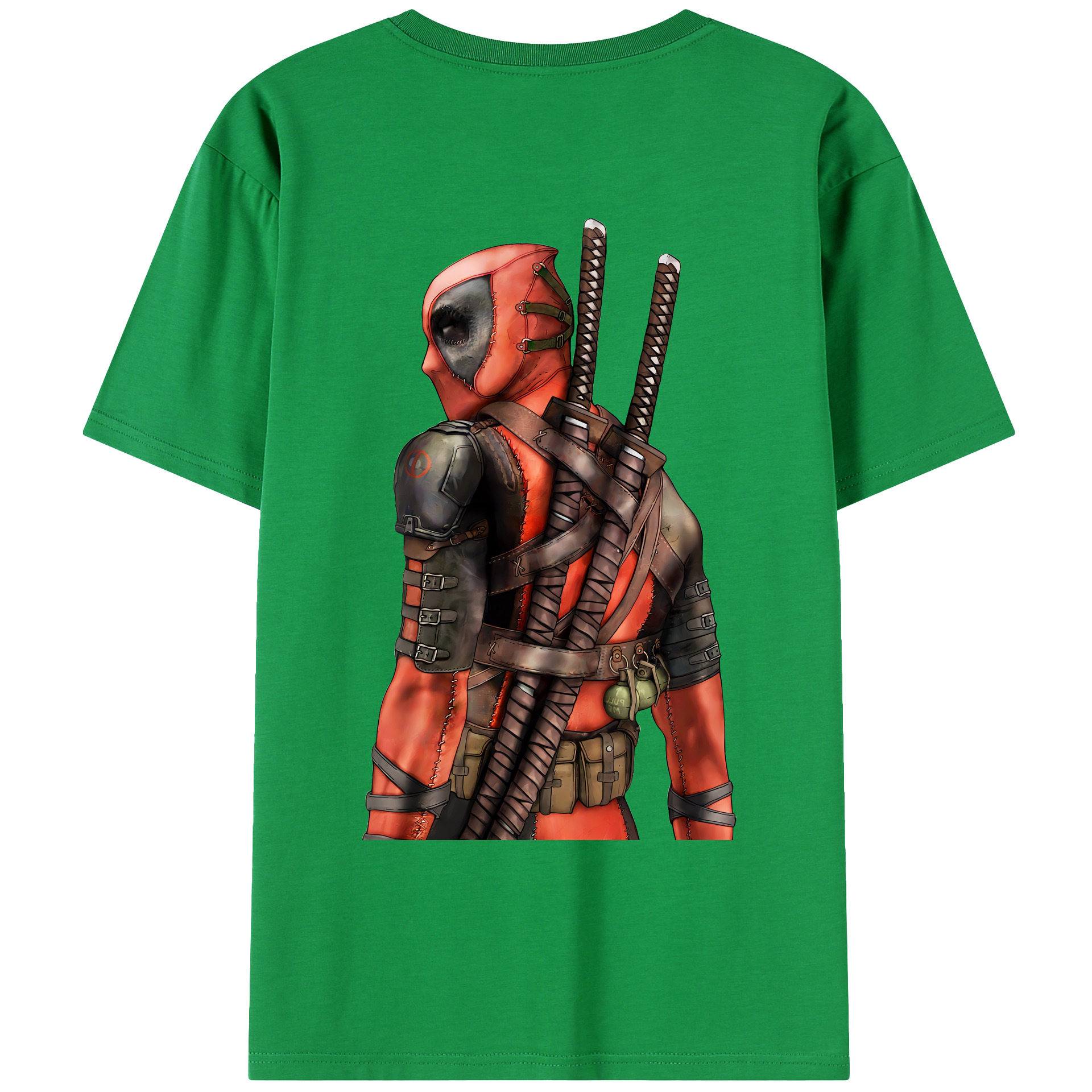 （画像用） Deadpool デッドプール レディース半袖Tシャツ(バックプリント)