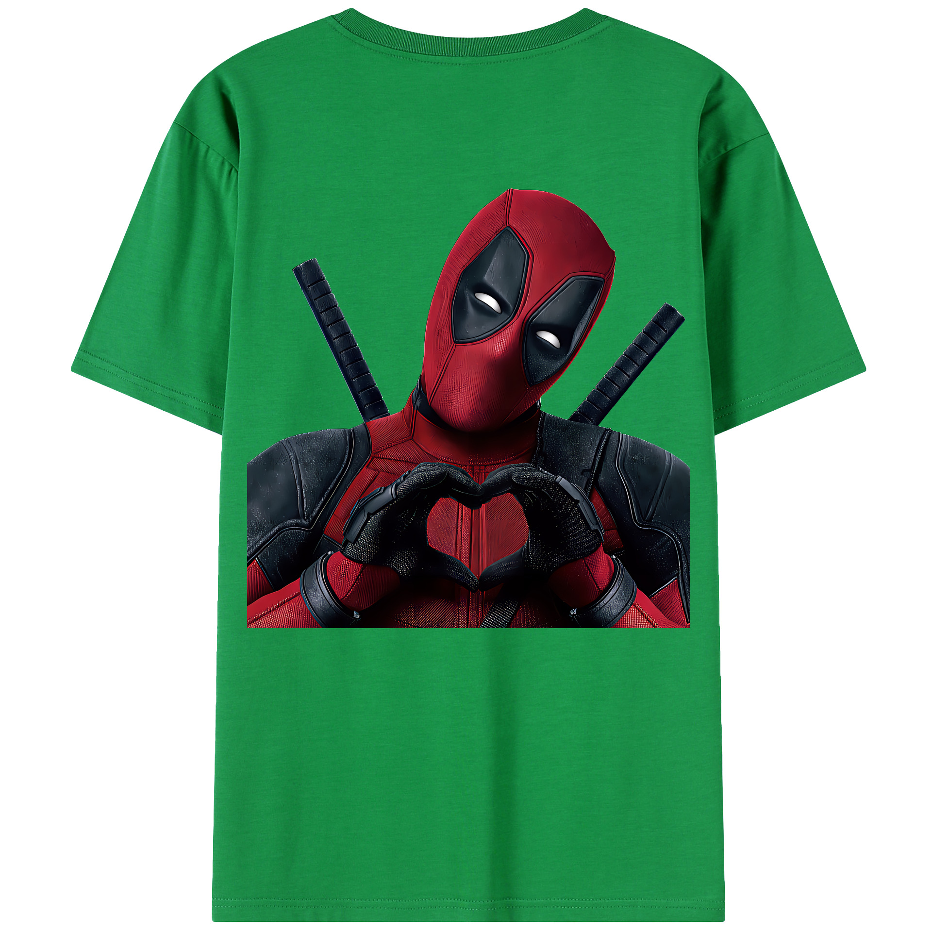 （画像用） Deadpool デッドプール レディース半袖Tシャツ(バックプリント)
