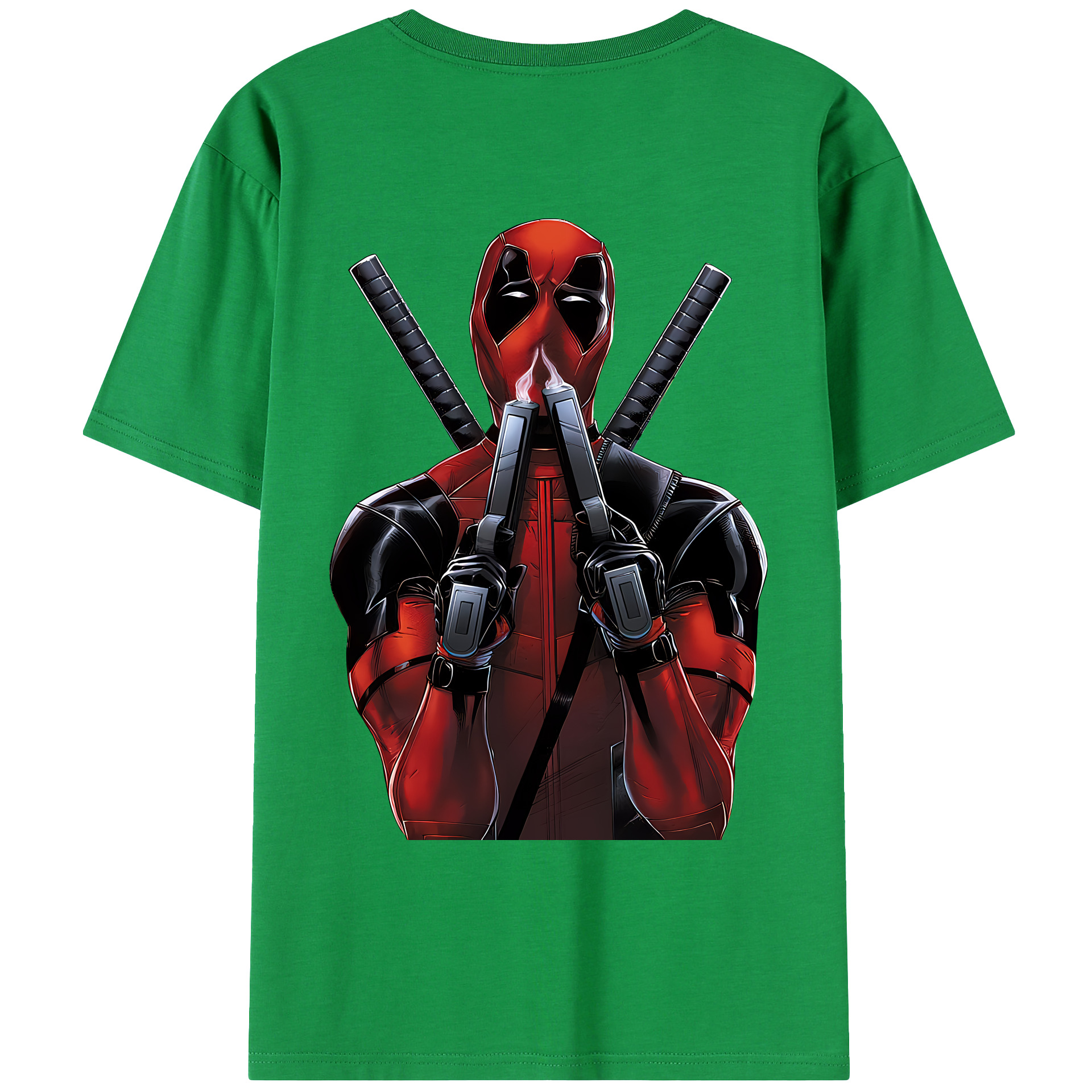 （画像用） Deadpool デッドプール レディース半袖Tシャツ(バックプリント)