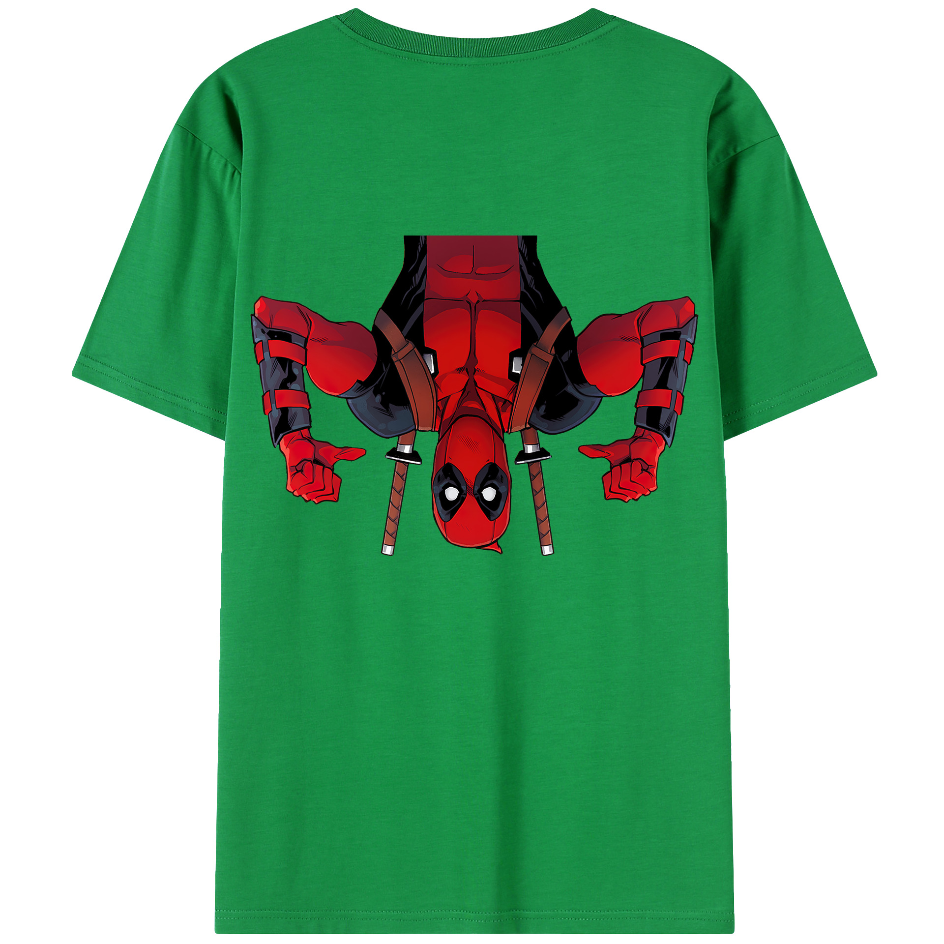 （画像用） Deadpool デッドプール レディース半袖Tシャツ(バックプリント)