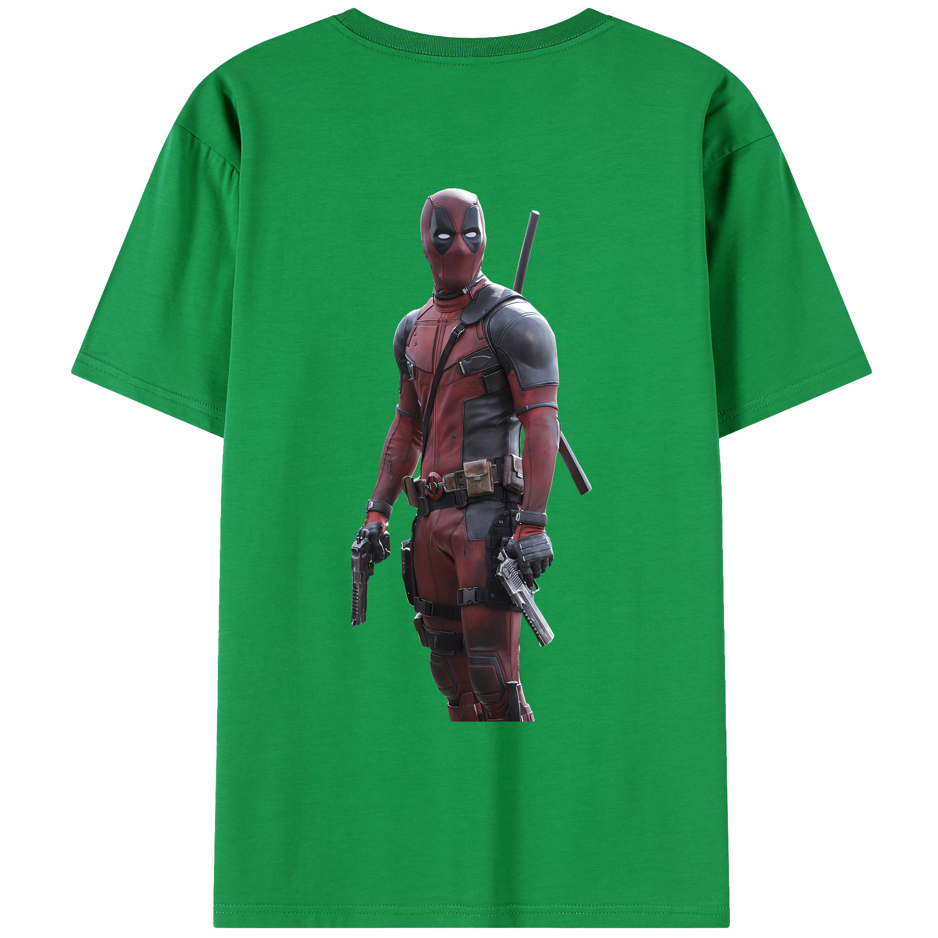（画像用） Deadpool デッドプール レディース半袖Tシャツ(バックプリント)