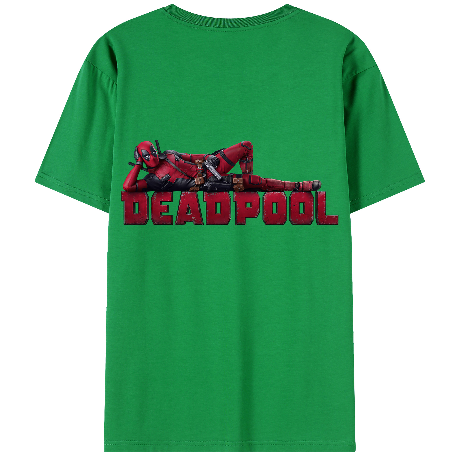 （画像用） Deadpool デッドプール レディース半袖Tシャツ(バックプリント)