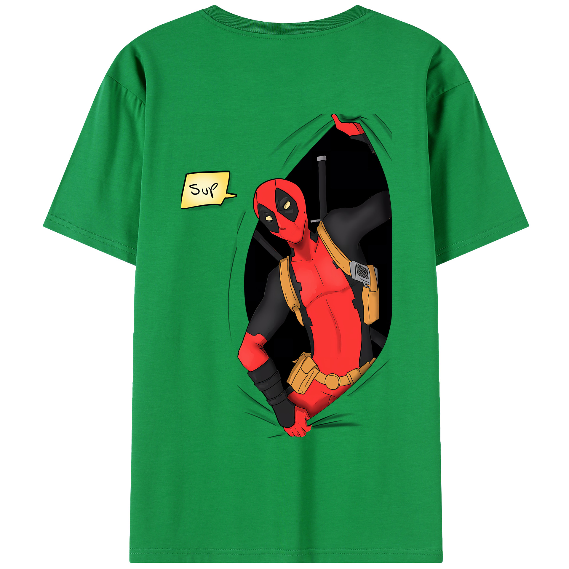 （画像用） Deadpool デッドプール レディース半袖Tシャツ(バックプリント)