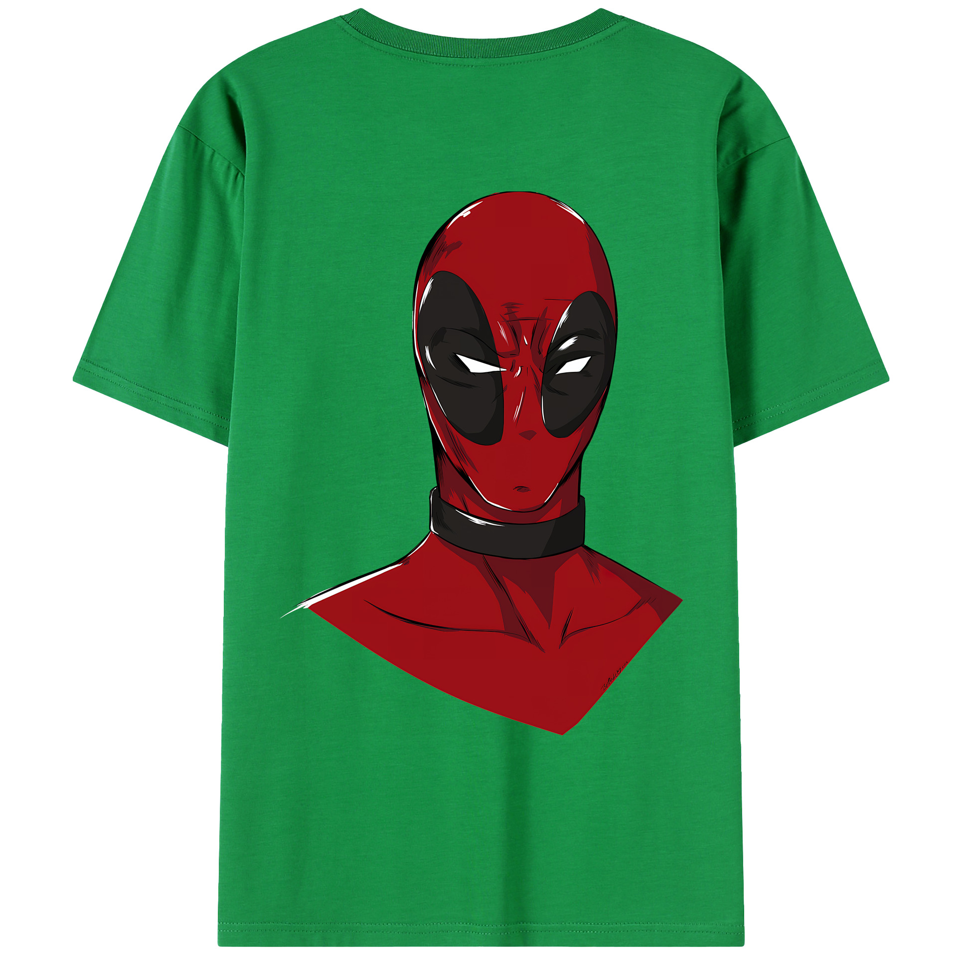 （画像用） Deadpool デッドプール レディース半袖Tシャツ(バックプリント)