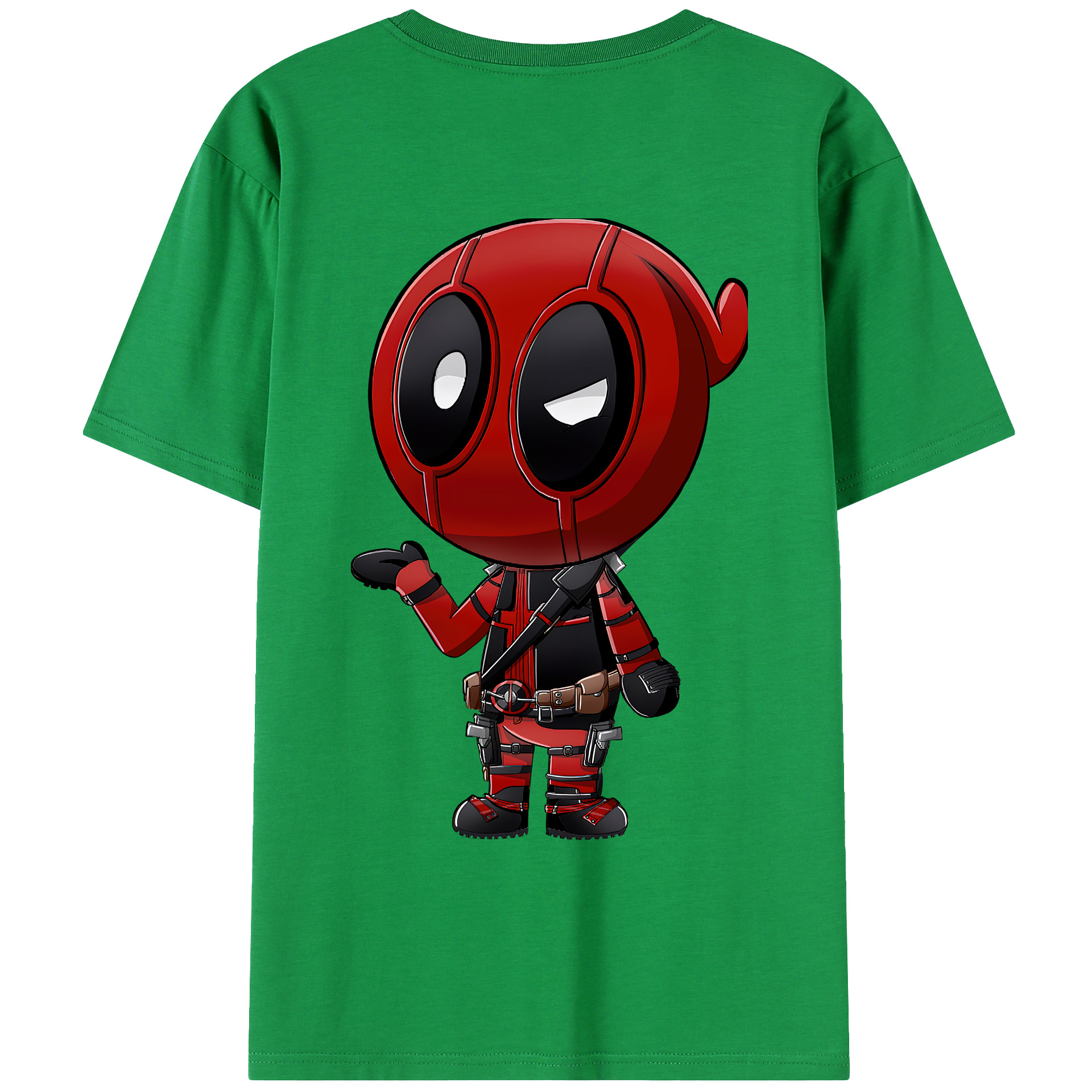 （画像用） Deadpool デッドプール レディース半袖Tシャツ(バックプリント)