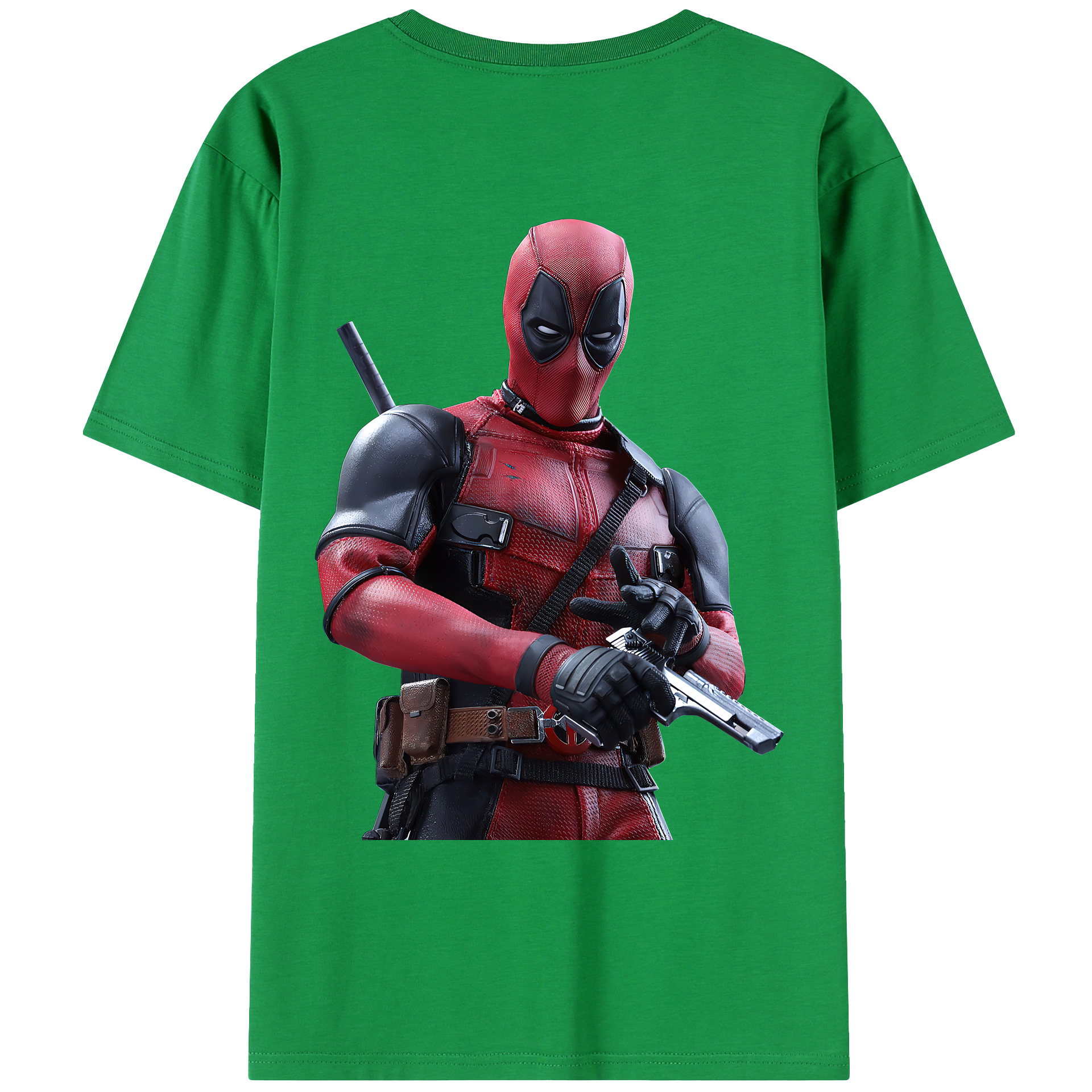 （画像用） Deadpool デッドプール レディース半袖Tシャツ(バックプリント)