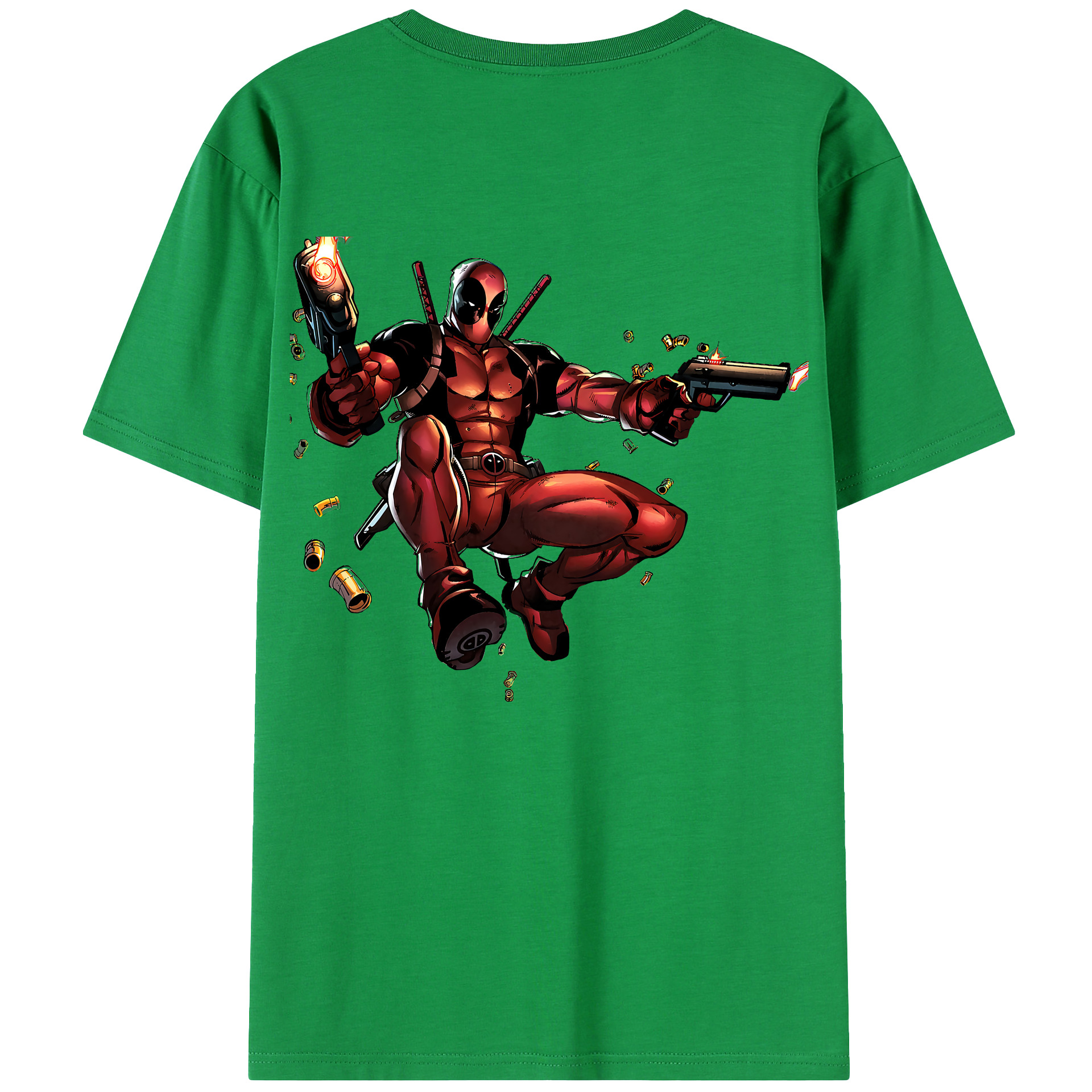 （画像用） Deadpool デッドプール レディース半袖Tシャツ(バックプリント)