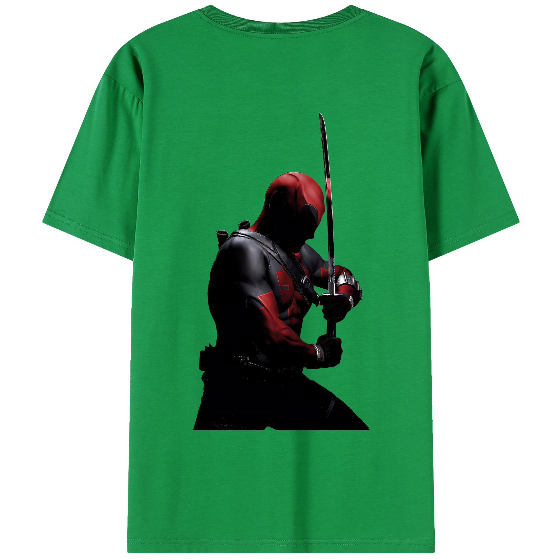 （画像用） Deadpool デッドプール レディース半袖Tシャツ(バックプリント)