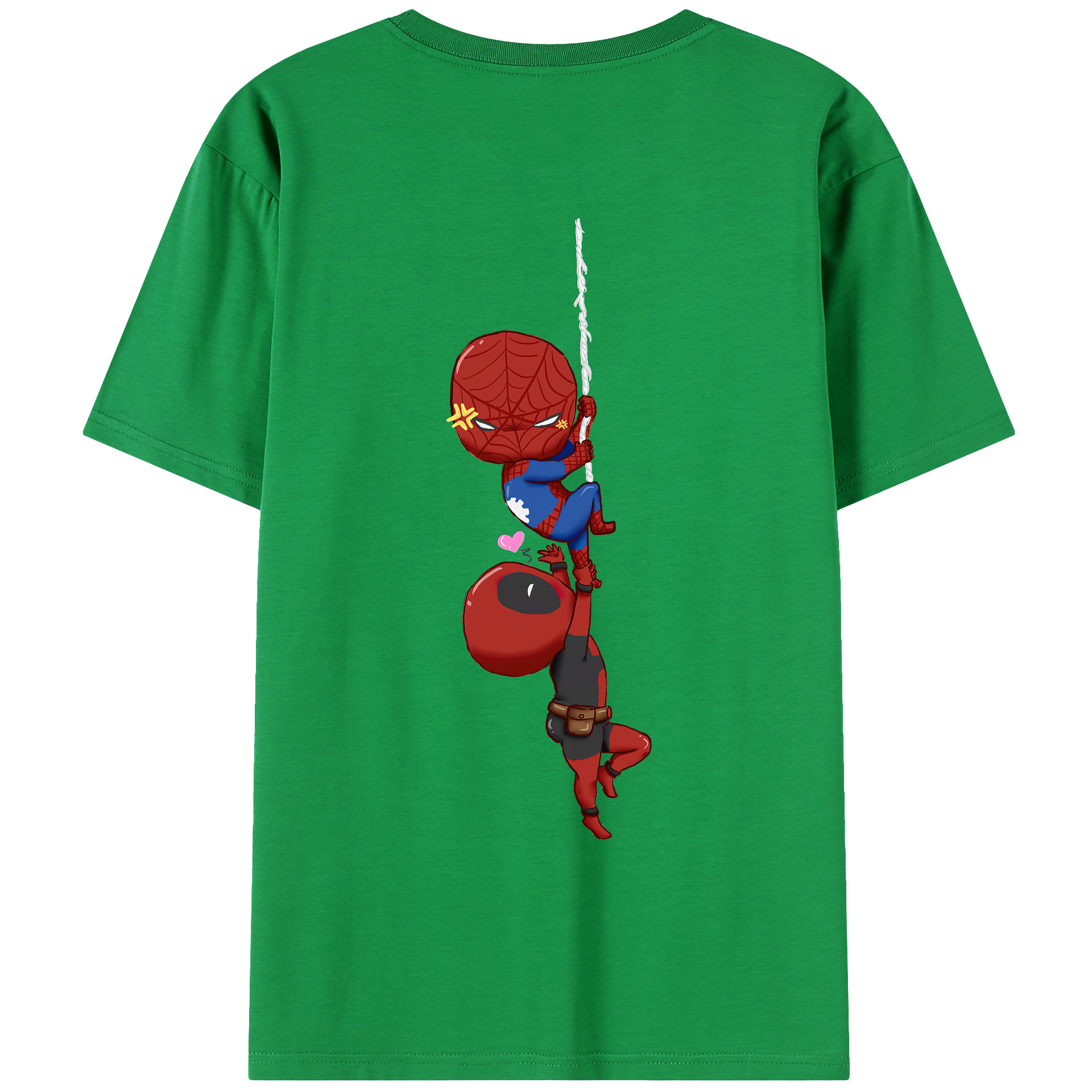 （画像用） Deadpool デッドプール レディース半袖Tシャツ(バックプリント)
