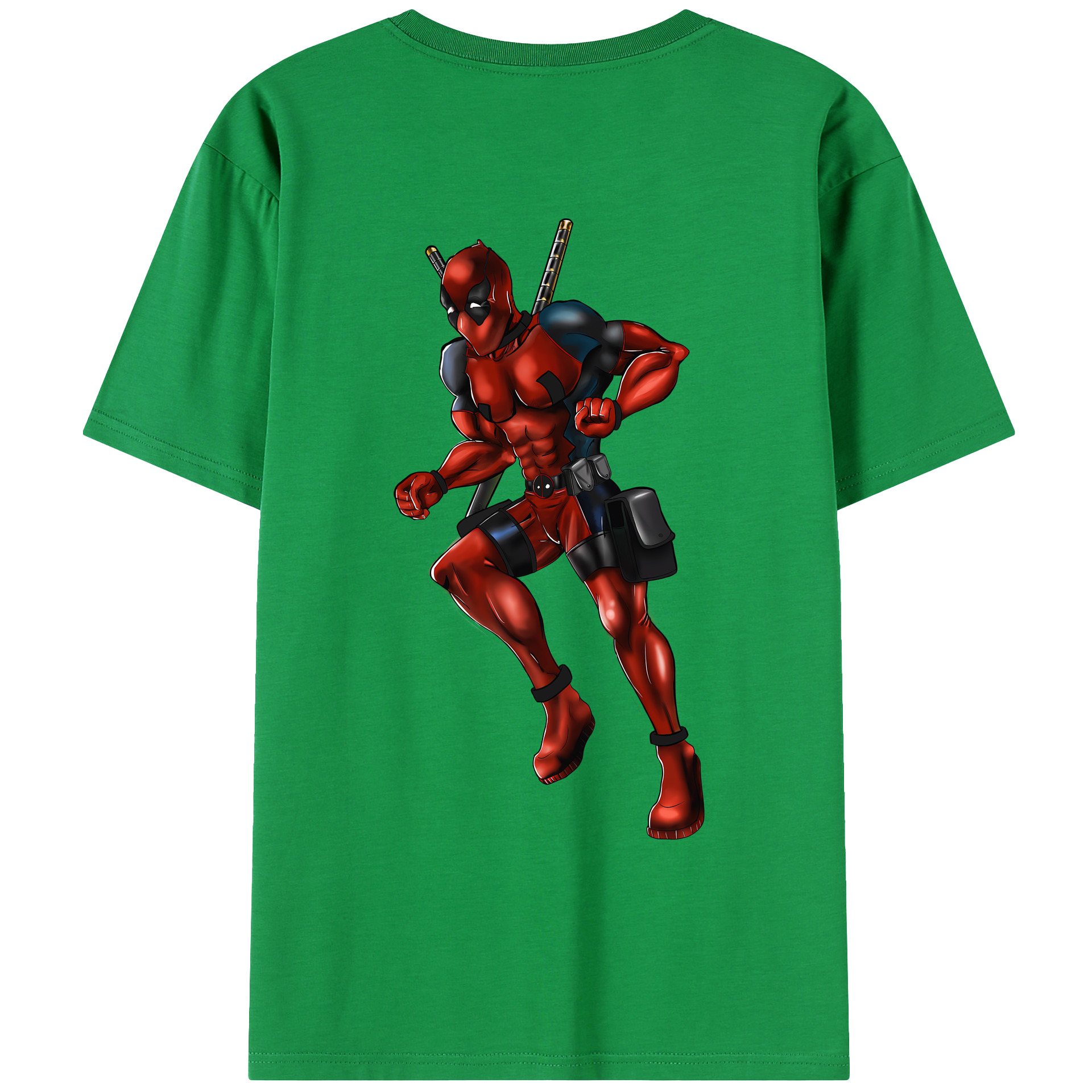 （画像用） Deadpool デッドプール レディース半袖Tシャツ(バックプリント)