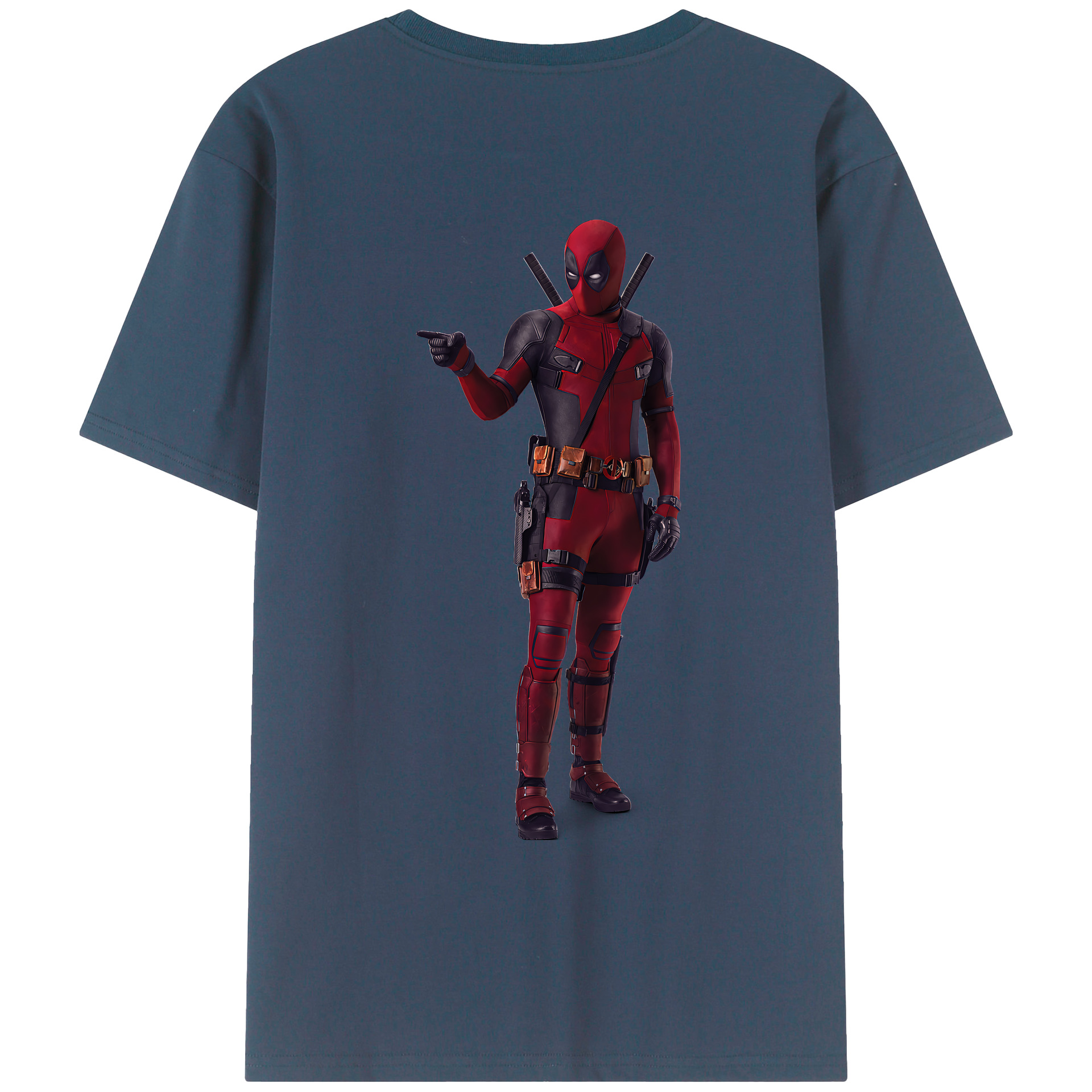 （画像用） Deadpool デッドプール レディース半袖Tシャツ(バックプリント)