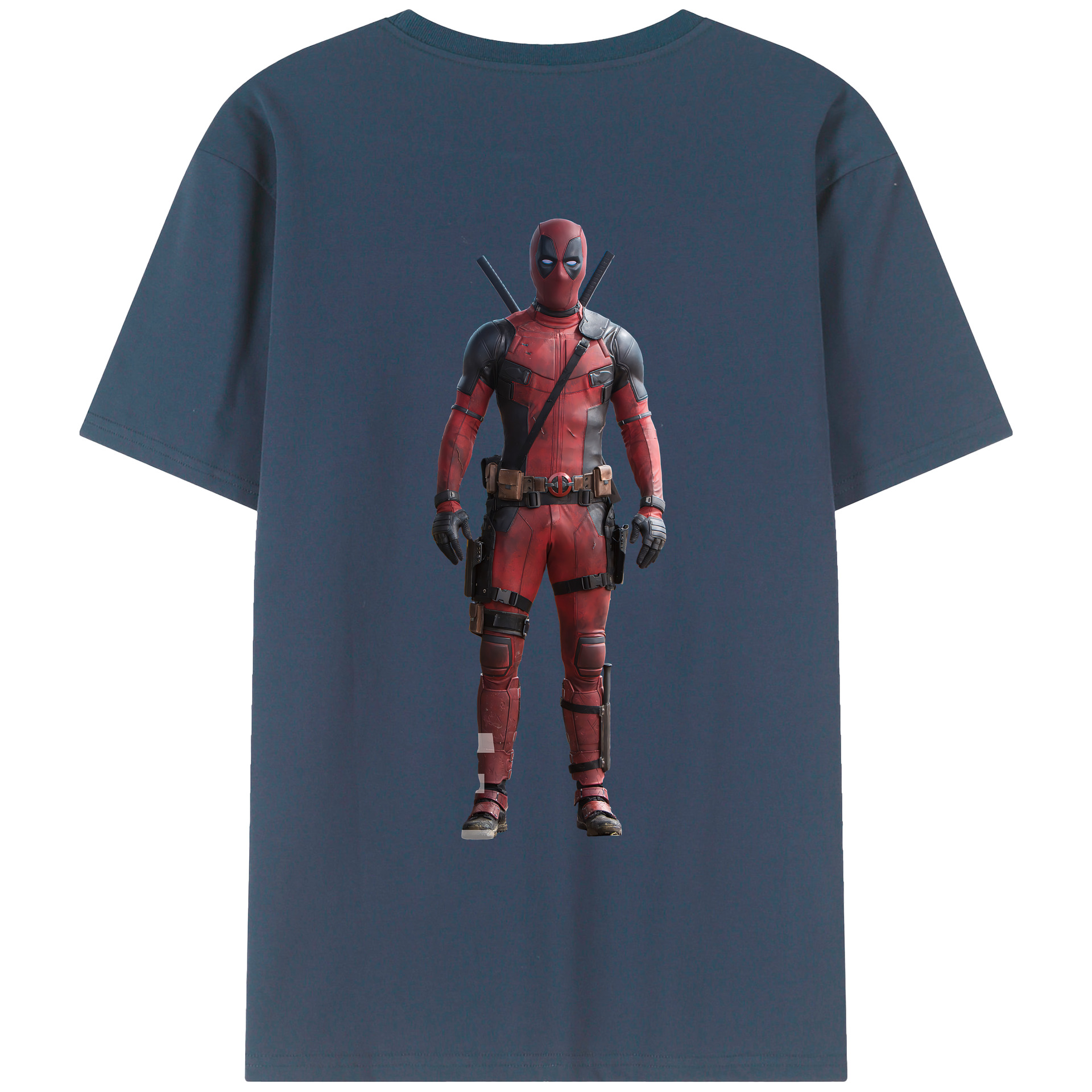 （画像用） Deadpool デッドプール レディース半袖Tシャツ(バックプリント)