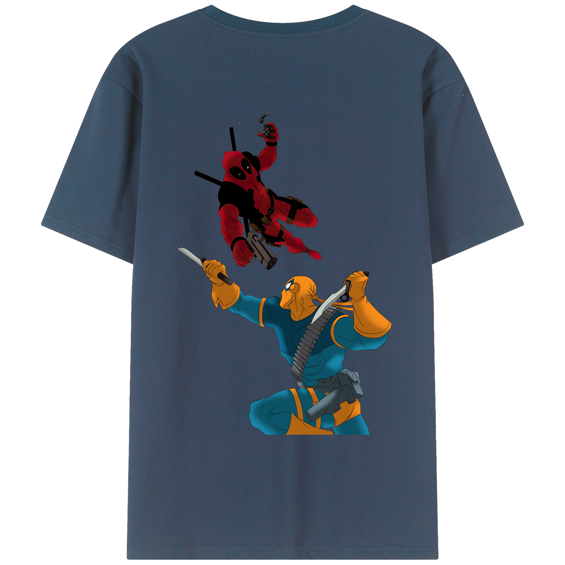 （画像用） Deadpool デッドプール レディース半袖Tシャツ(バックプリント)