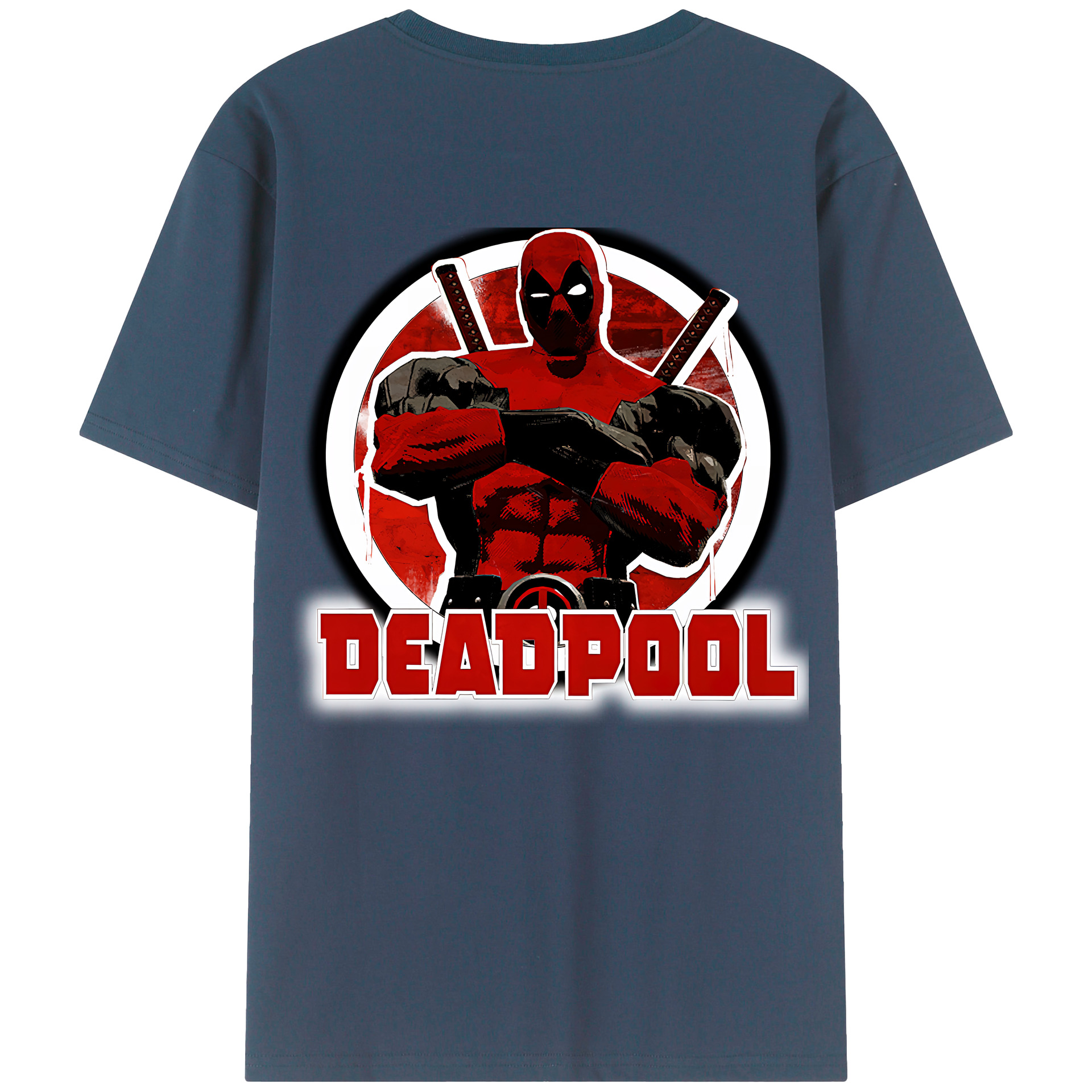 （画像用） Deadpool デッドプール レディース半袖Tシャツ(バックプリント)