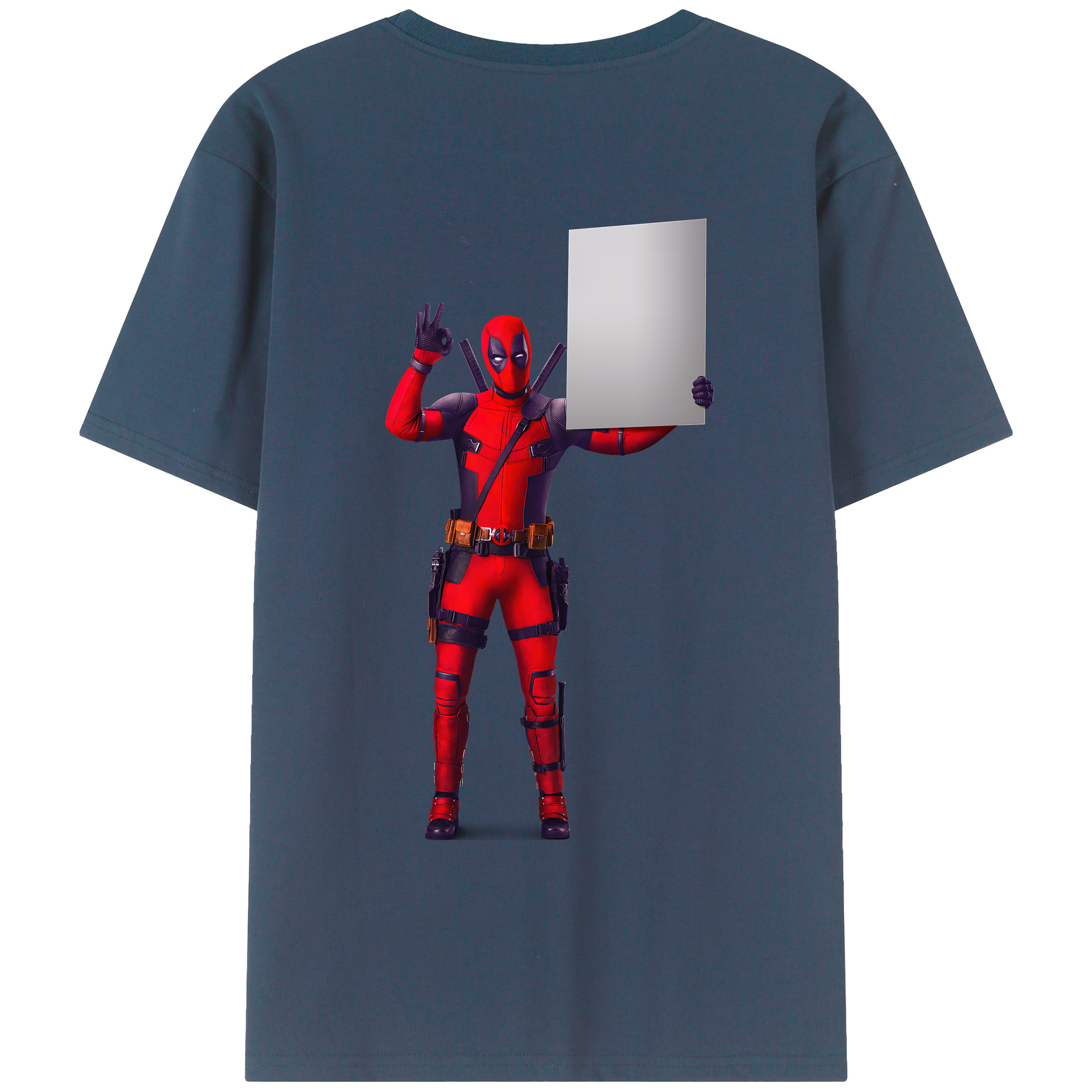 （画像用） Deadpool デッドプール レディース半袖Tシャツ(バックプリント)
