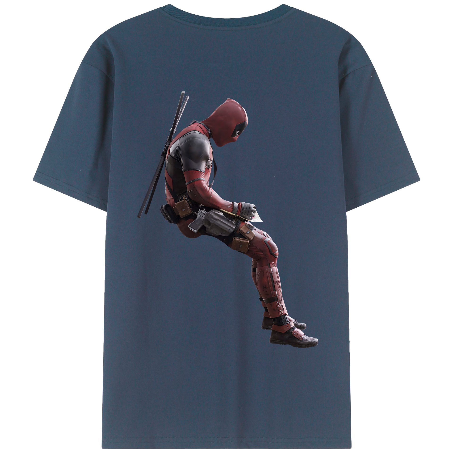 （画像用） Deadpool デッドプール レディース半袖Tシャツ(バックプリント)