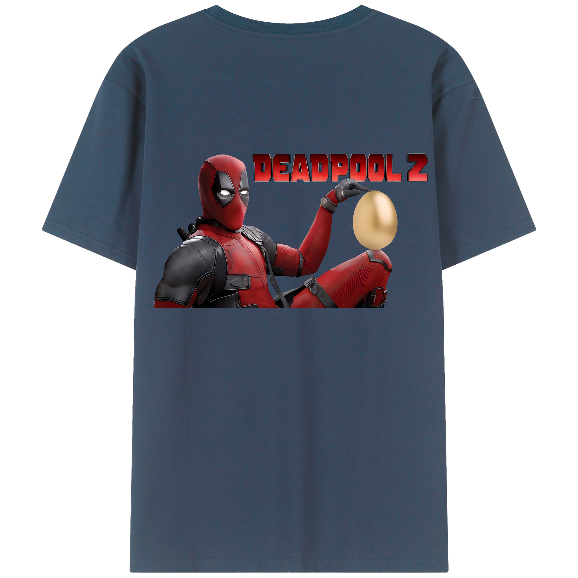 （画像用） Deadpool デッドプール レディース半袖Tシャツ(バックプリント)