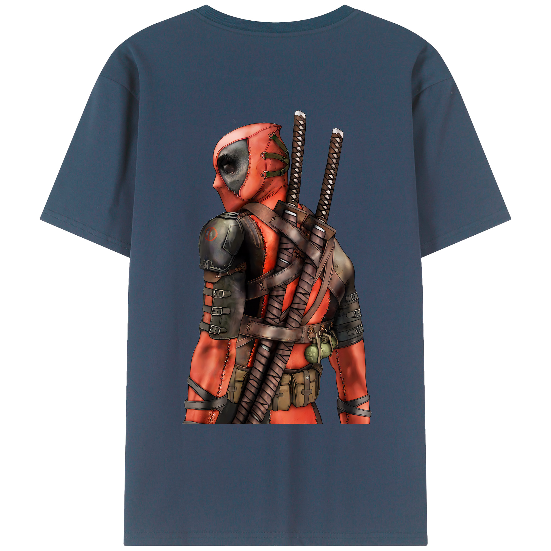 （画像用） Deadpool デッドプール レディース半袖Tシャツ(バックプリント)