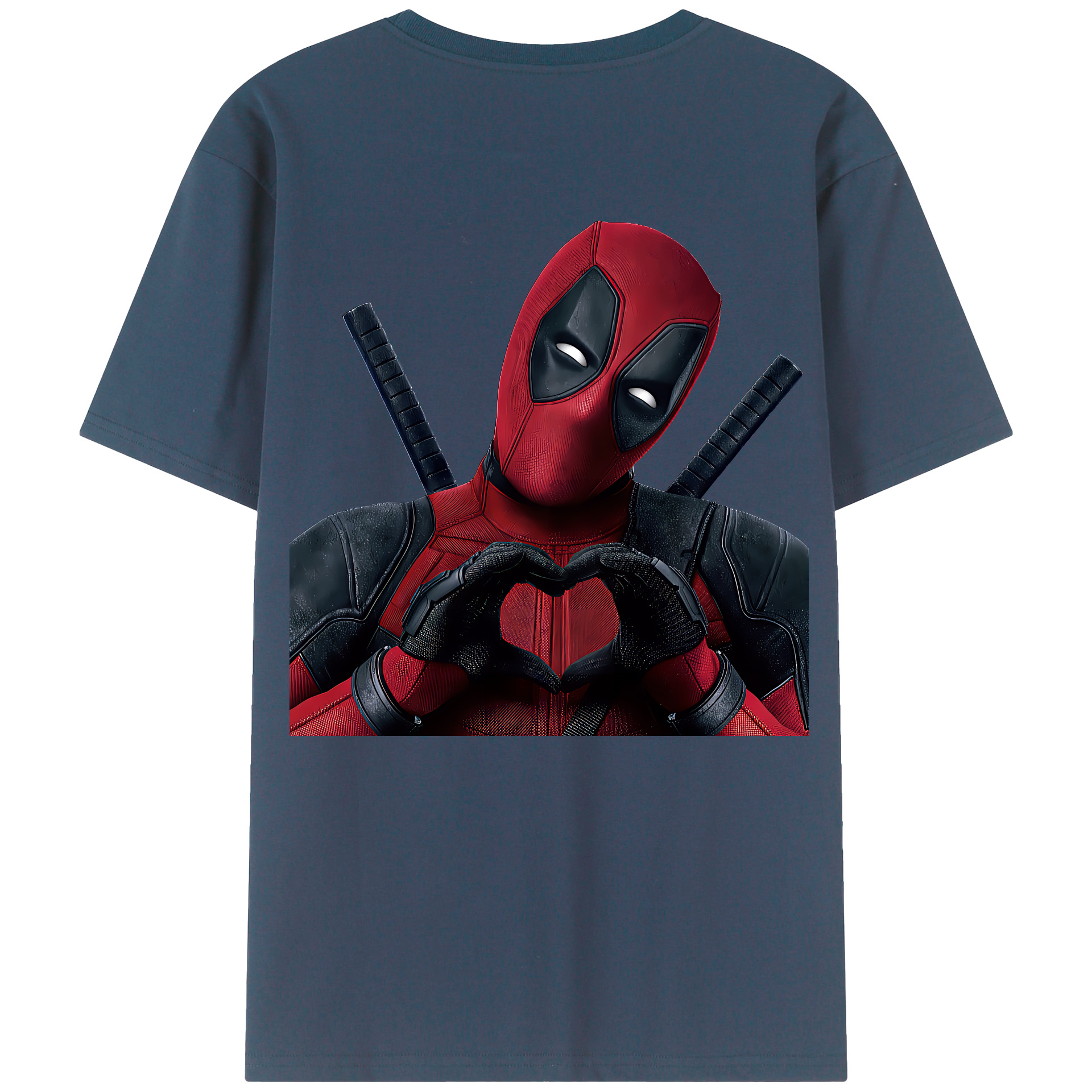 （画像用） Deadpool デッドプール レディース半袖Tシャツ(バックプリント)